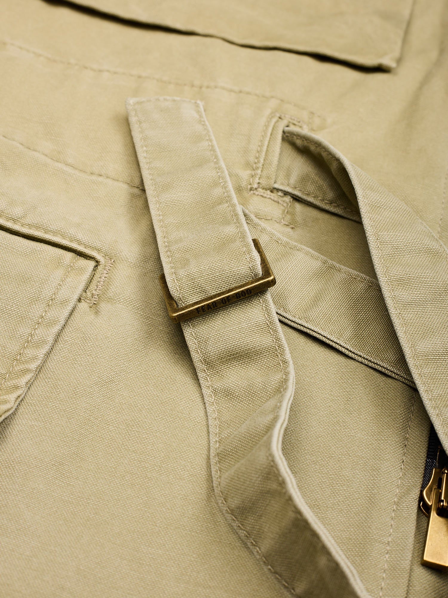 Fear of God Seventh Collection Khaki Parachute Jacket US L NEW