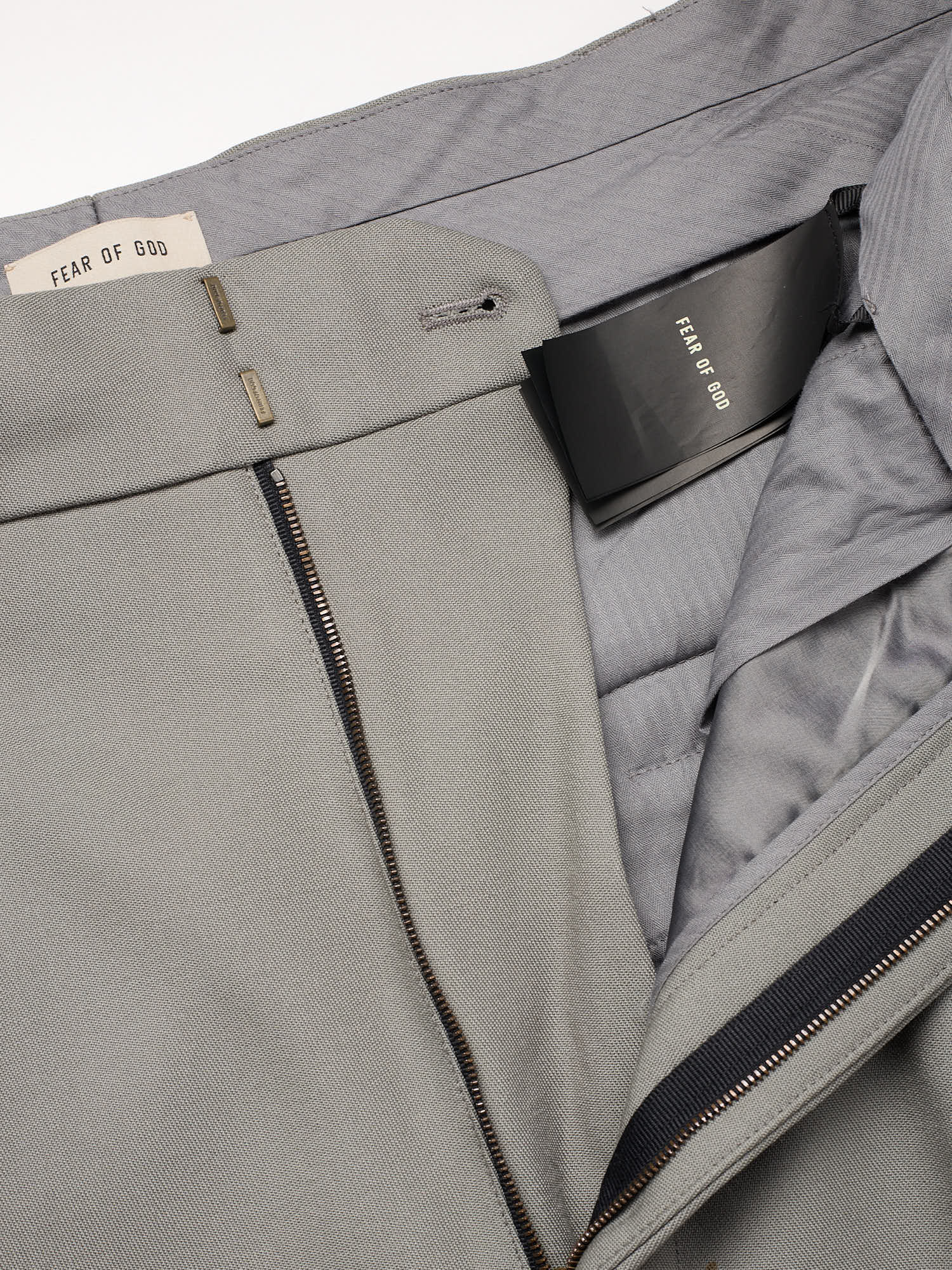 FEAR OF GOD Gray Virgin Wool Dress Pants US 36 NEW EU 52