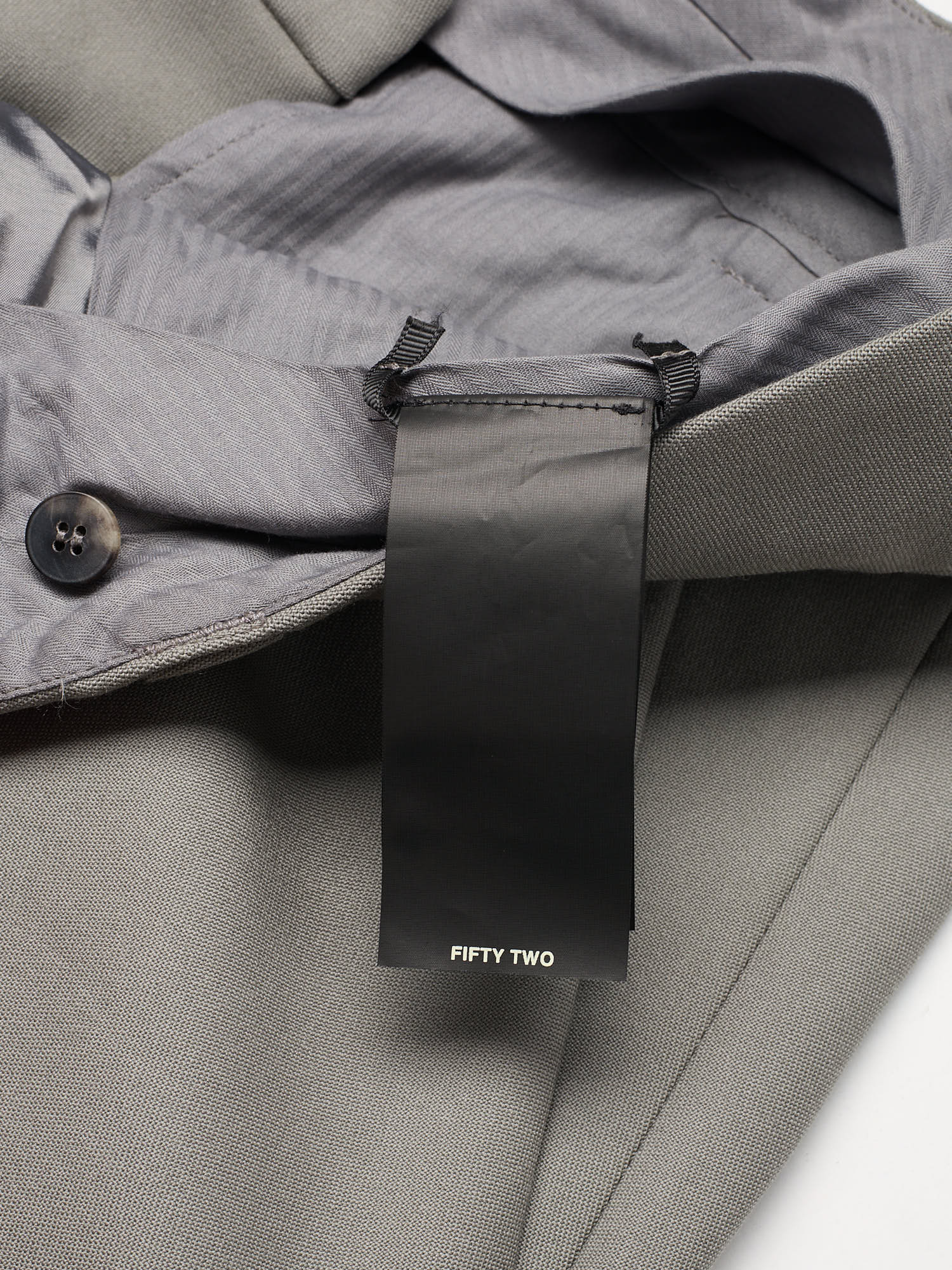 FEAR OF GOD Gray Virgin Wool Dress Pants US 36 NEW EU 52