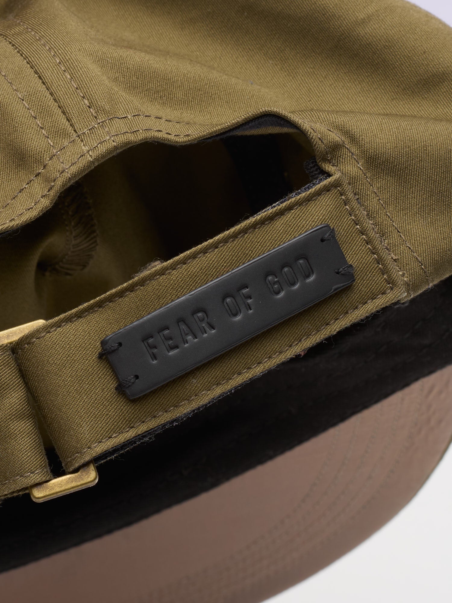 FEAR OF GOD Seventh Collection Khaki Baseball Cap NEW One Size