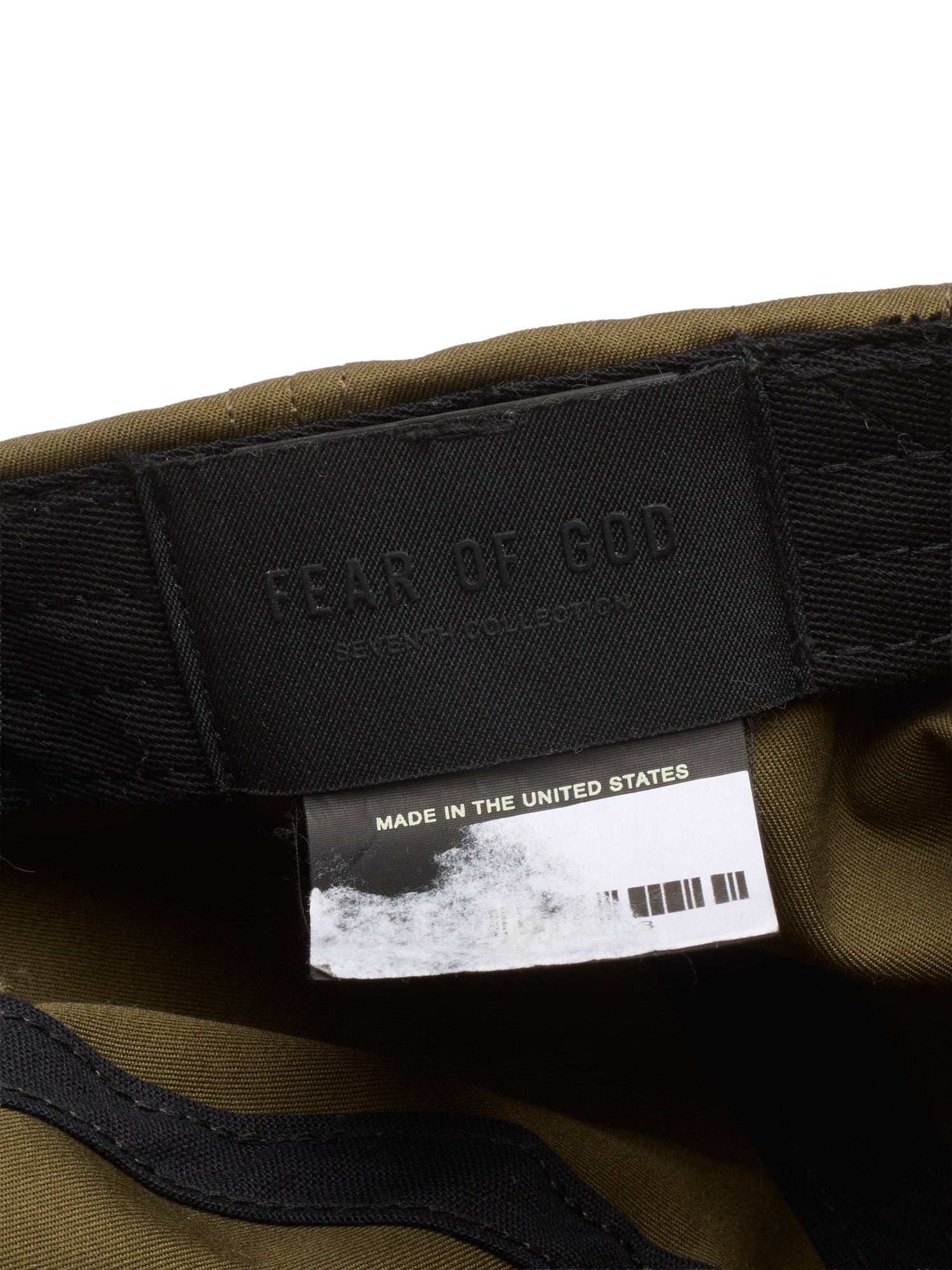 FEAR OF GOD Seventh Collection Khaki Baseball Cap NEW One Size