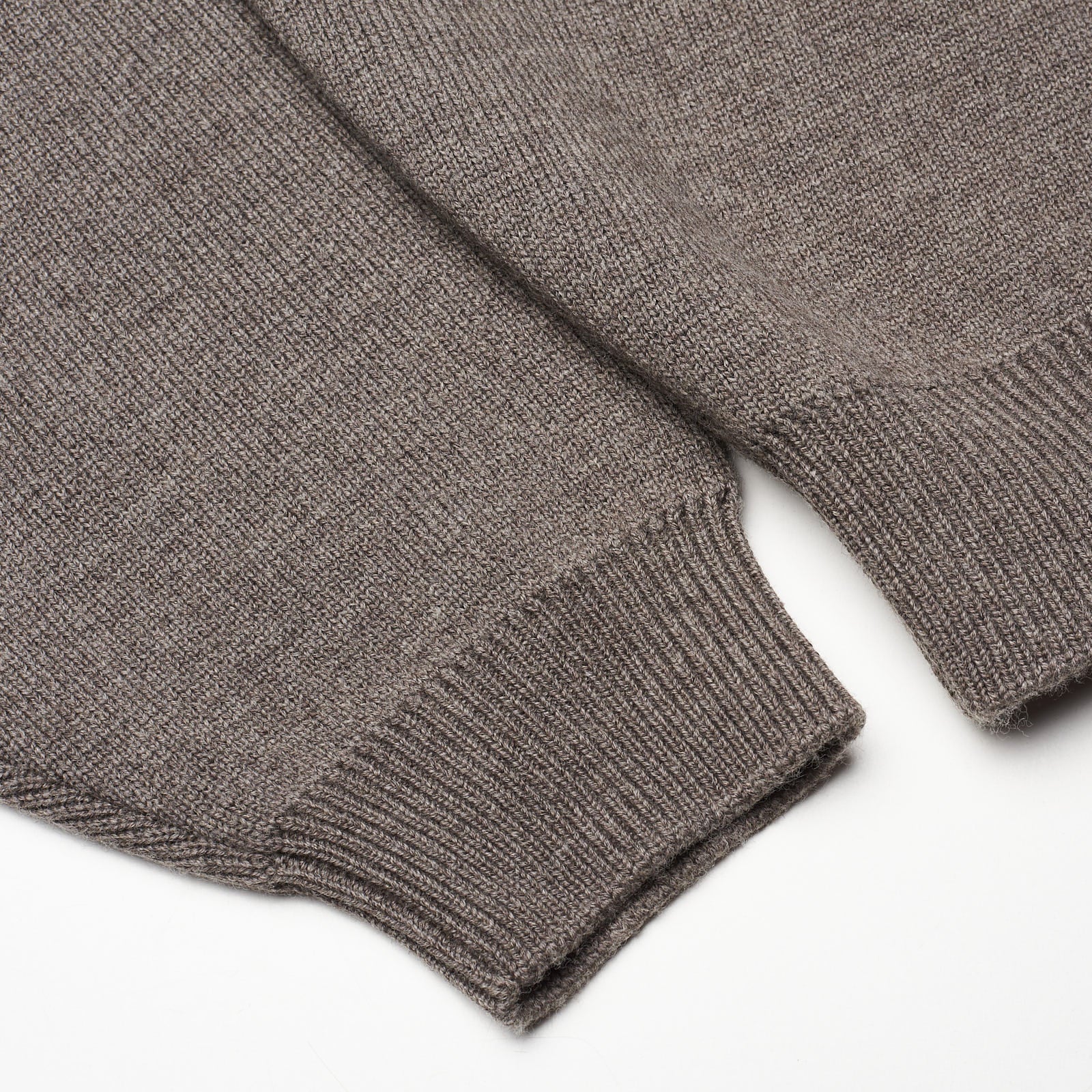 FEAR OF GOD Dusty Concrete Heather Virgin Wool Knit Crewneck Sweater NEW Size L FEAR OF GOD