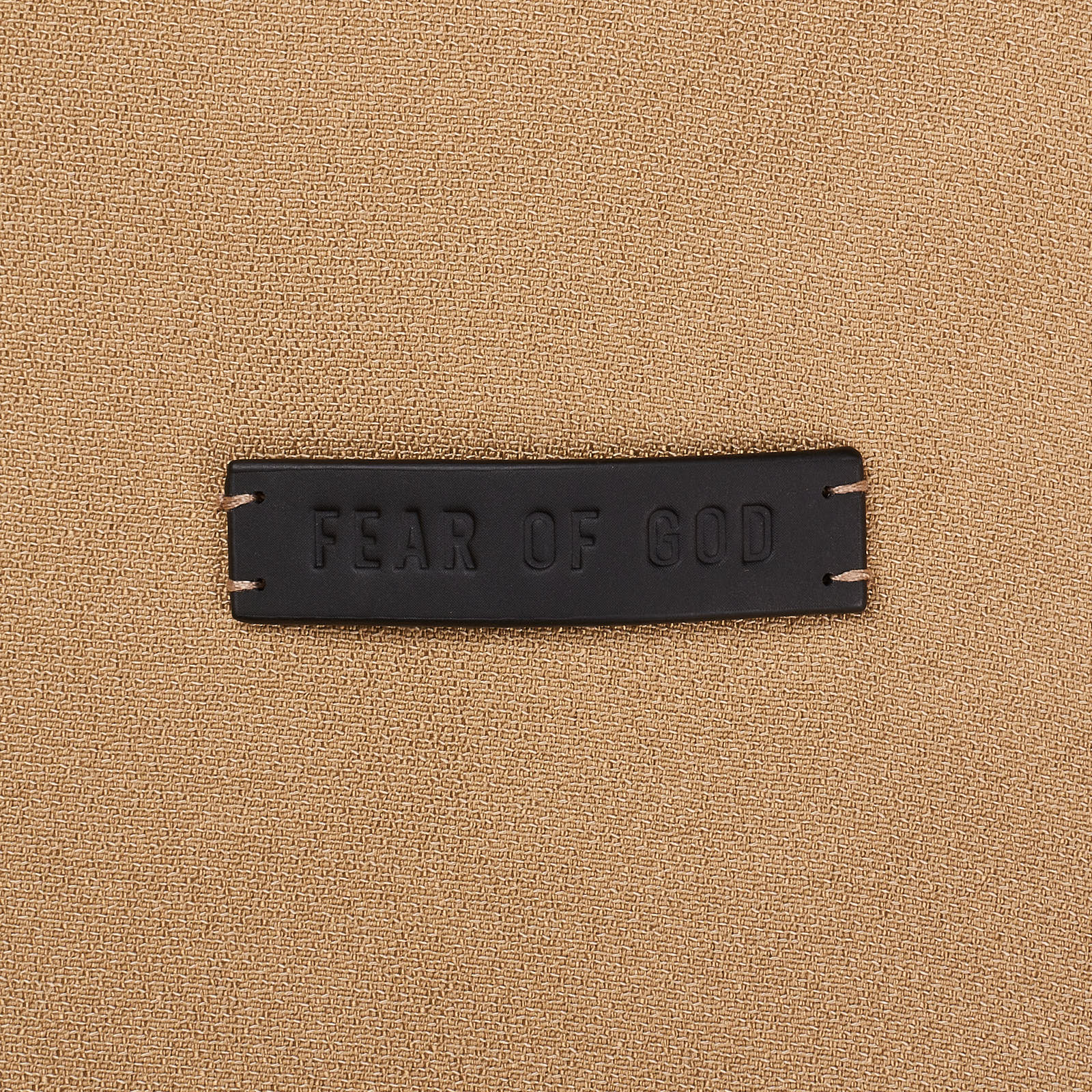 FEAR OF GOD Tan Short Sleeve Spread Collar Shirt NEW XL FEAR OF GOD