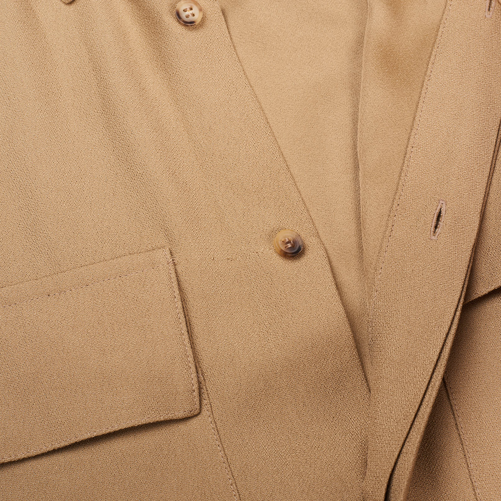 FEAR OF GOD Tan Short Sleeve Spread Collar Shirt NEW XL FEAR OF GOD