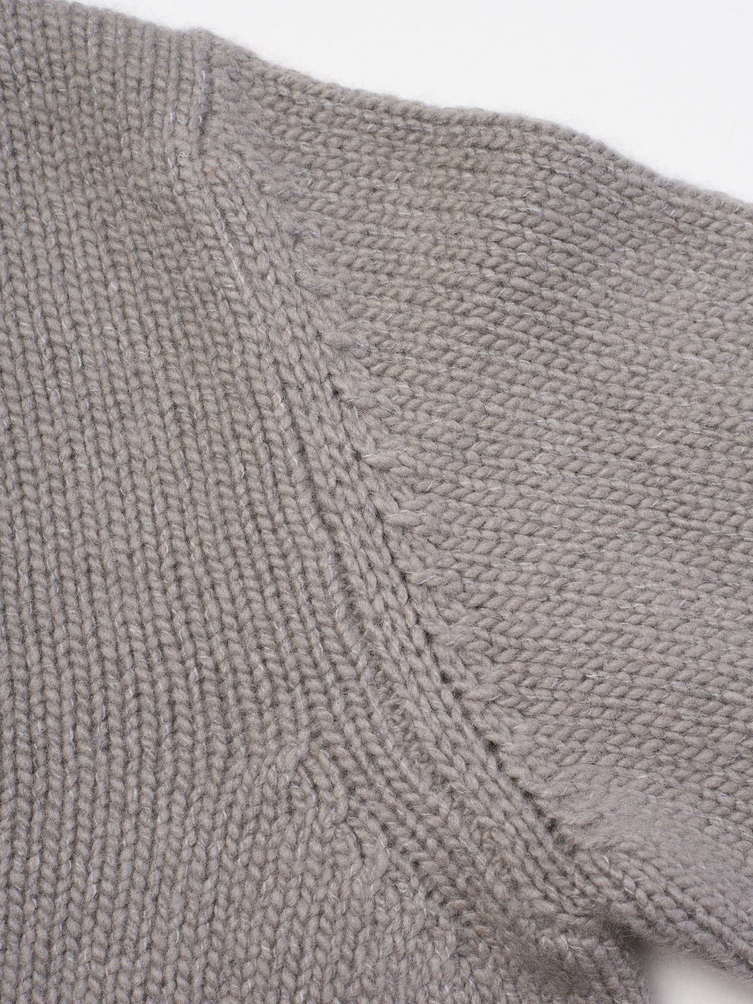 FEDELI Gray Cashmere-Virgin Wool Knit Heavy Cardigan Sweater EU 50 NEW US M