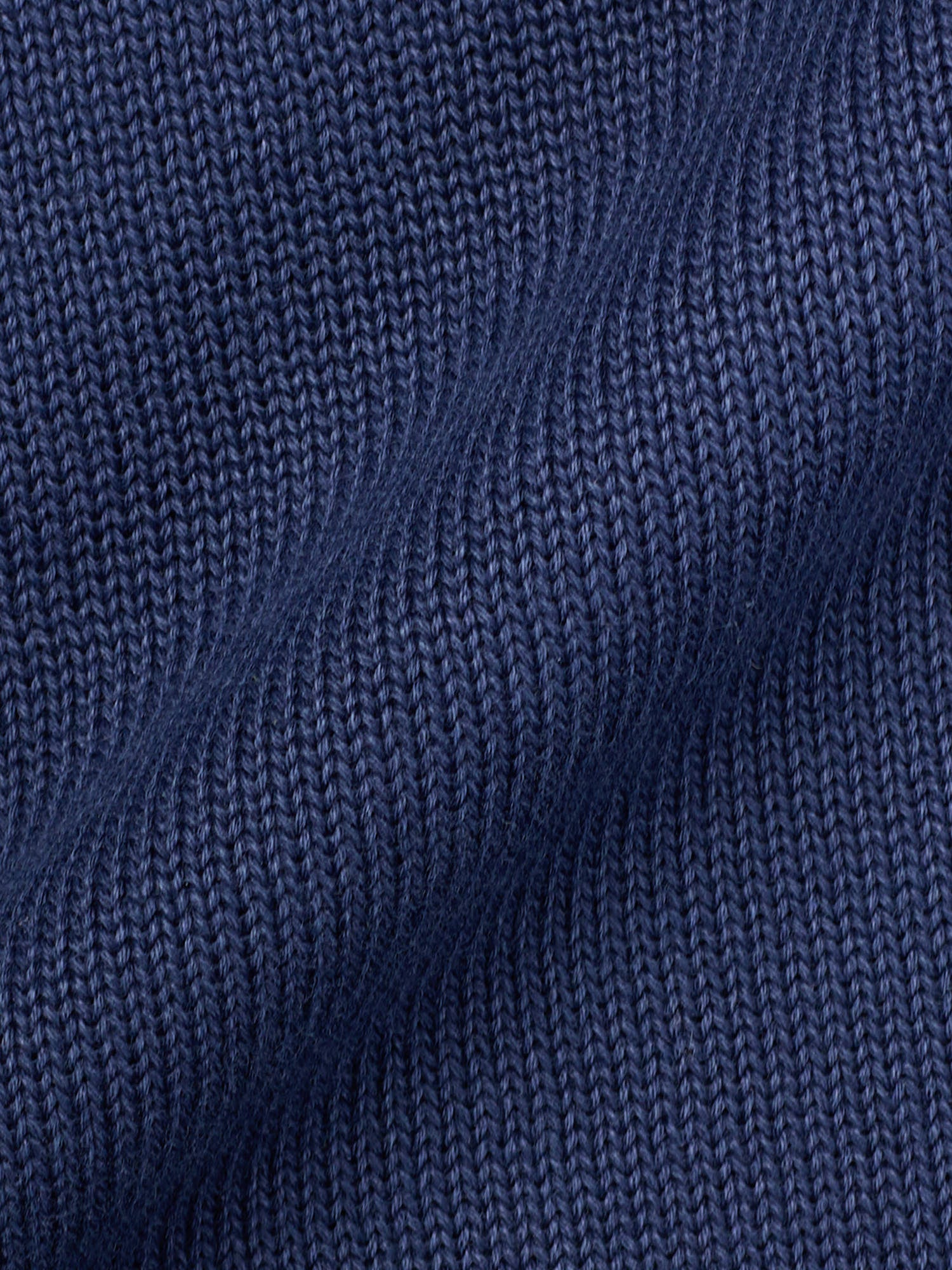 FEDELI Navy Blue Cotton Crewneck Sweater EU 56 US XXL