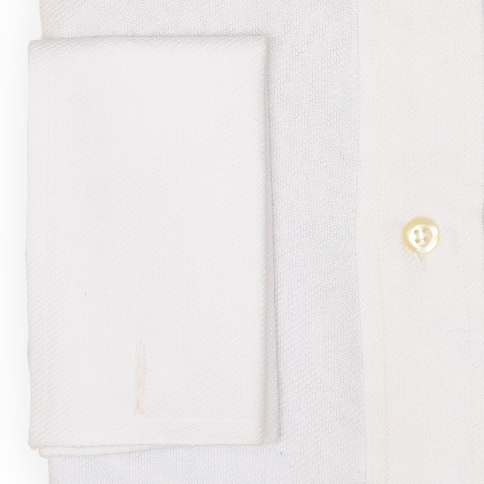 FENICIA for Vannucci White Royal Oxford Cotton Dress Shirt EU 40 NEW US 15.75