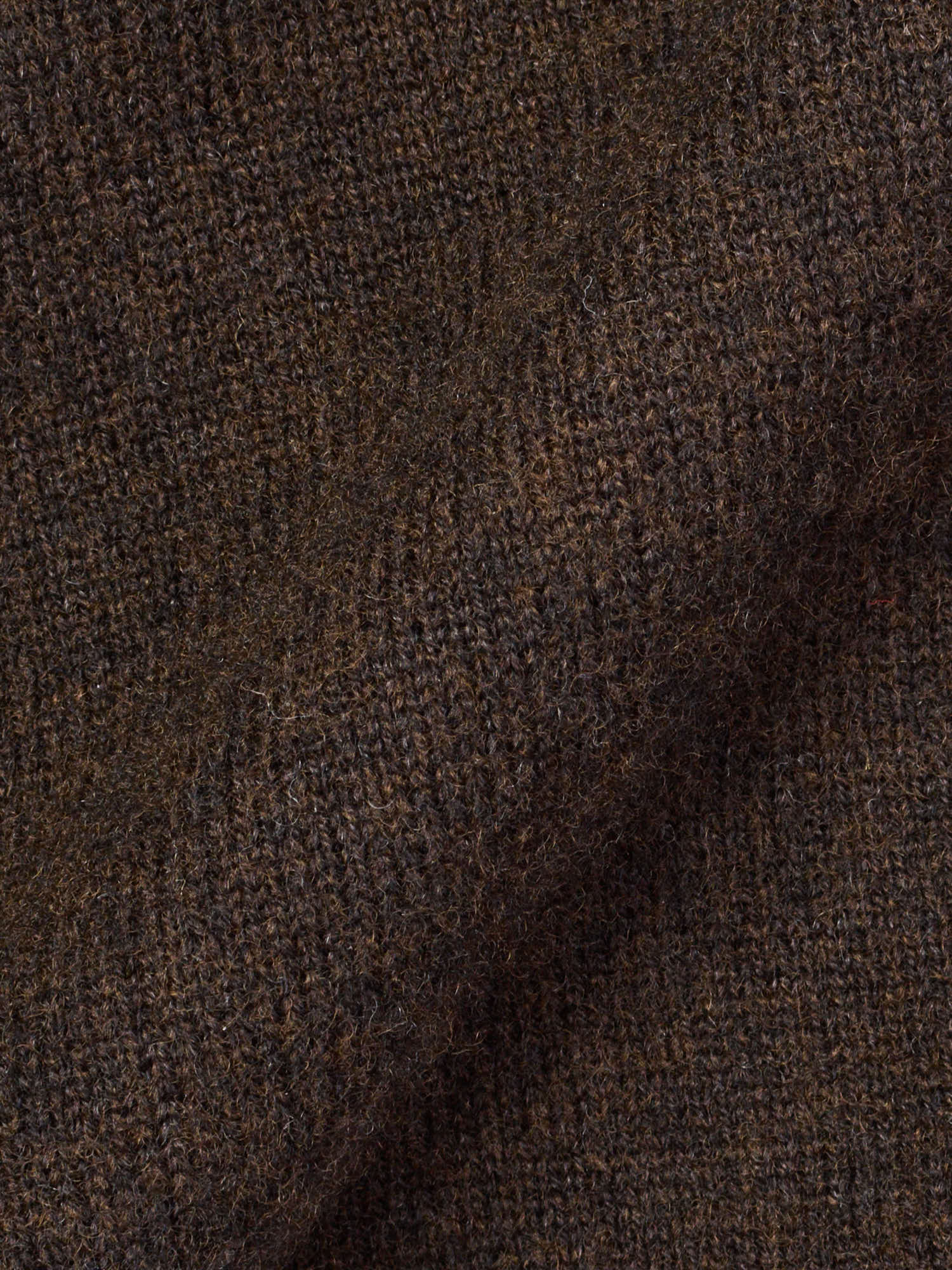 FILIPPO DE LAURENTIIS Brown 120's Merino Wool-Cashmere Cardigan EU 50 US M