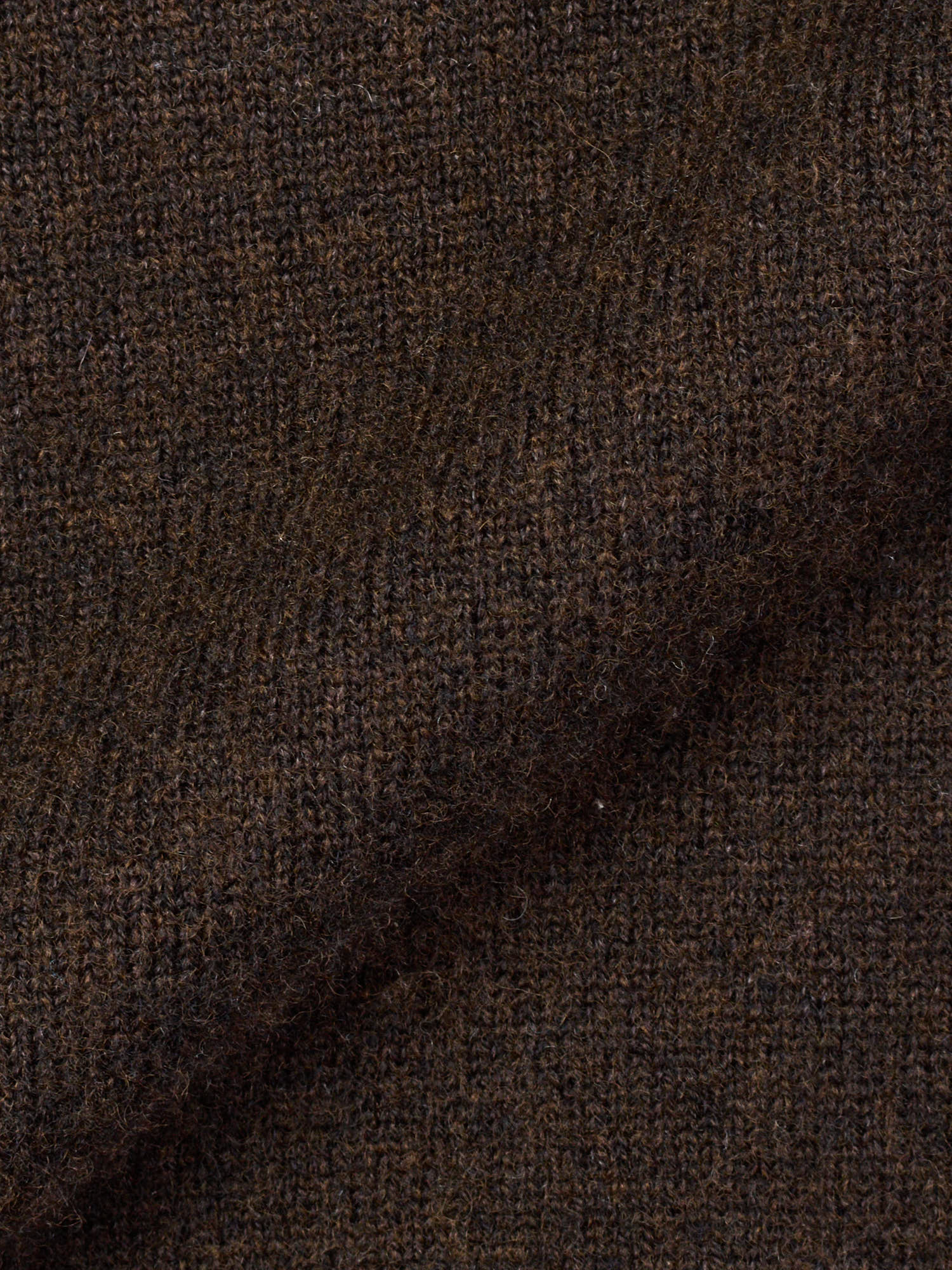 FILIPPO DE LAURENTIIS Brown 120's Merino Wool-Cashmere Sweater EU 52 US L