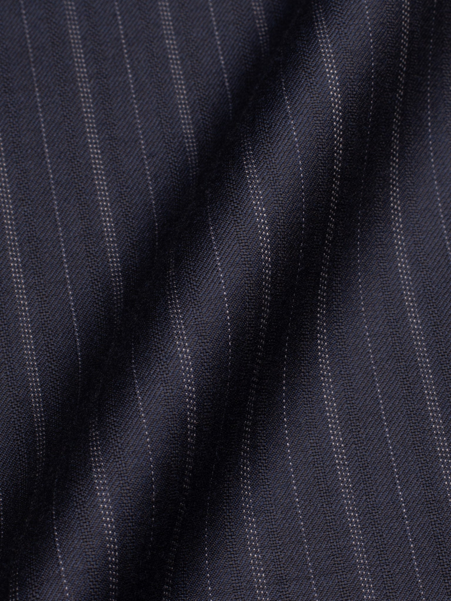 SIR WILSON Torino Navy Blue Striped Wool Business Suit