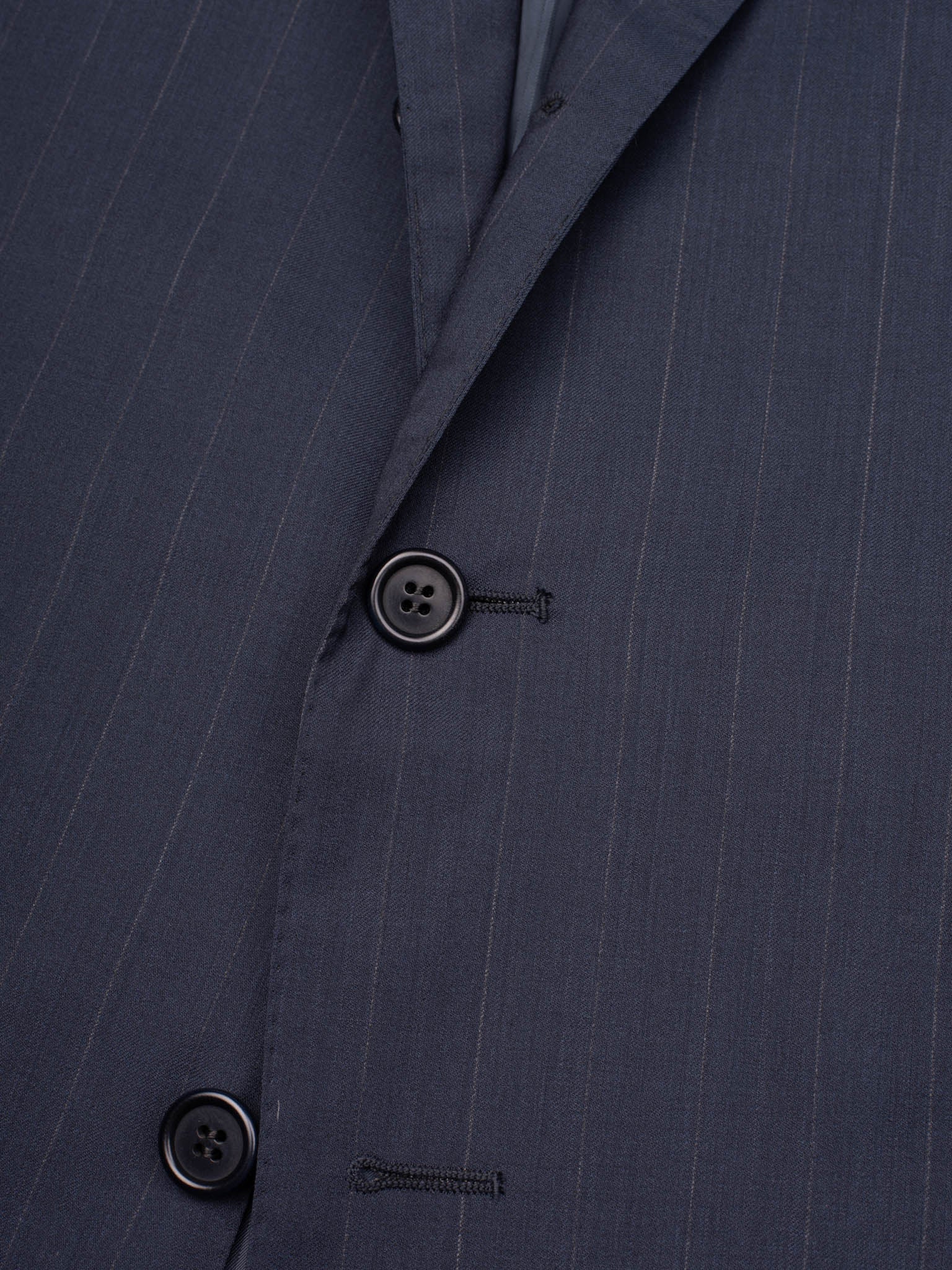 SIR WILSON Navy Blue Loro Piana Extreme Wool Super 110's Business Suit