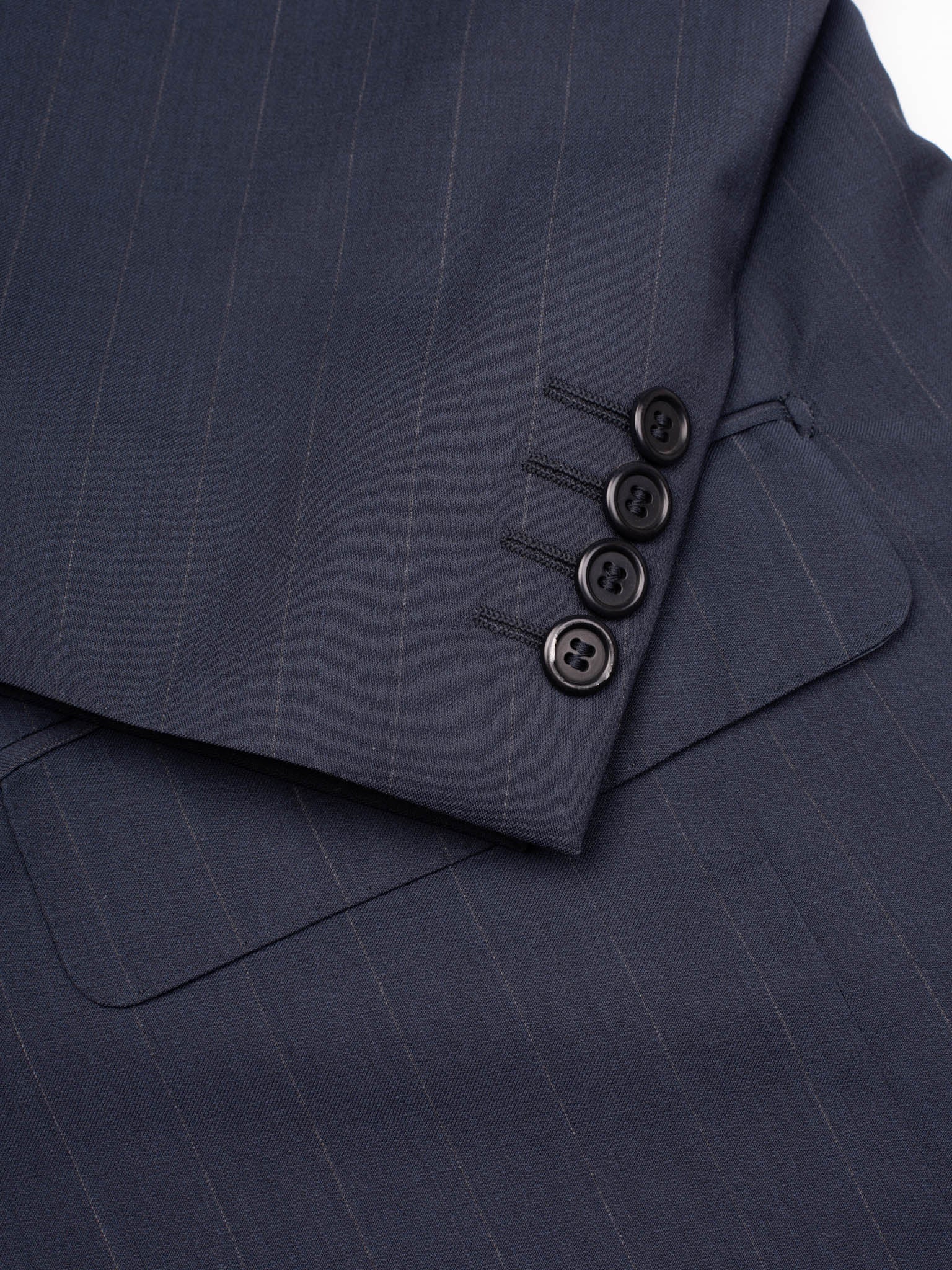 SIR WILSON Navy Blue Loro Piana Extreme Wool Super 110's Business Suit
