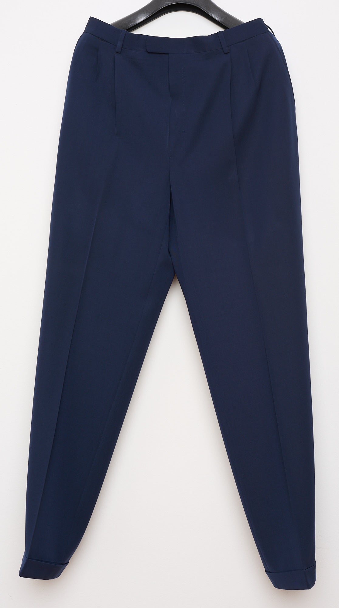 ABLA for Sir Wilson Handmade Navy Blue Wool Business Suit