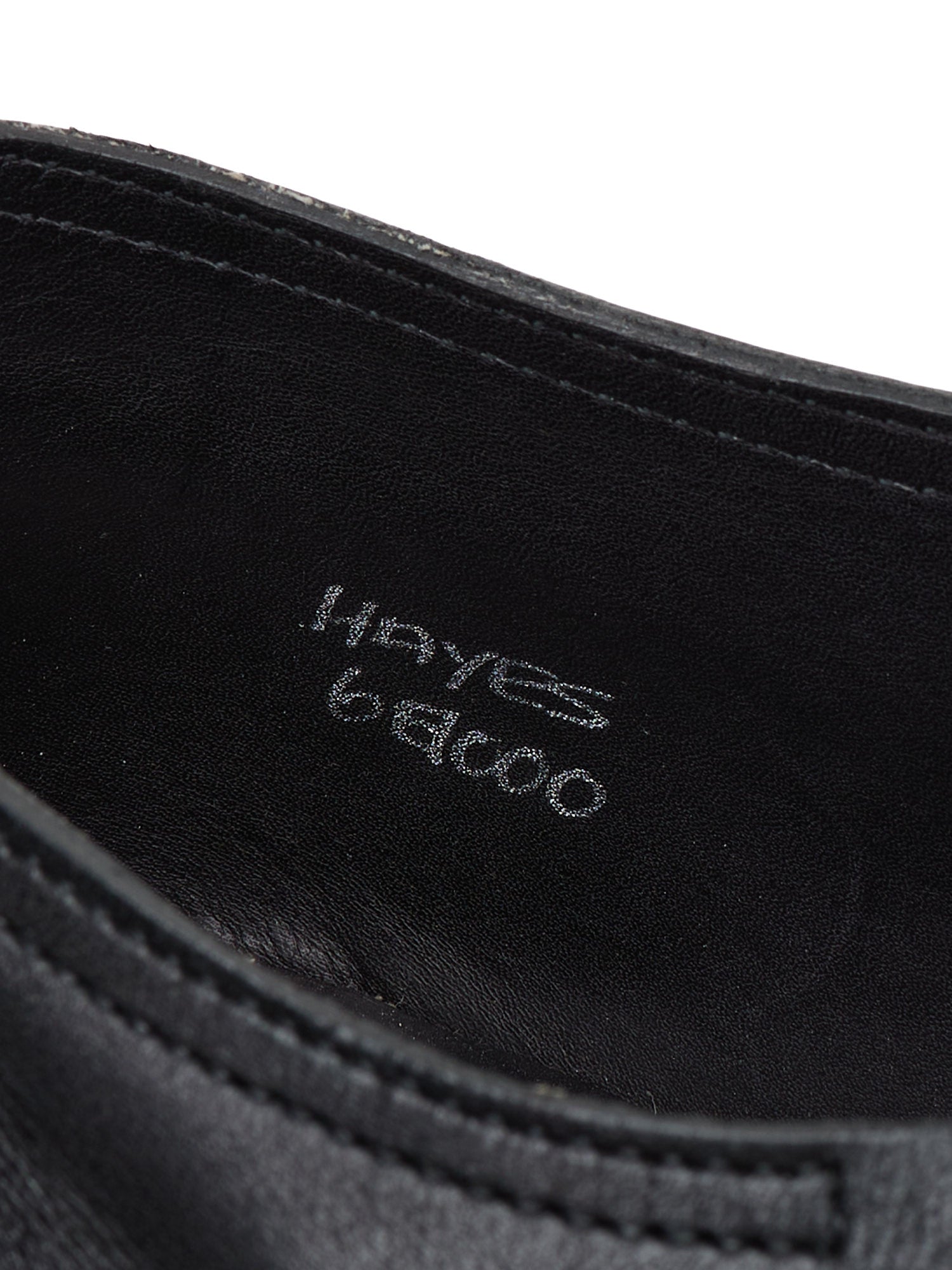 JOHN LOBB "Hayes" Black Leather Double Monk Apron Shoes