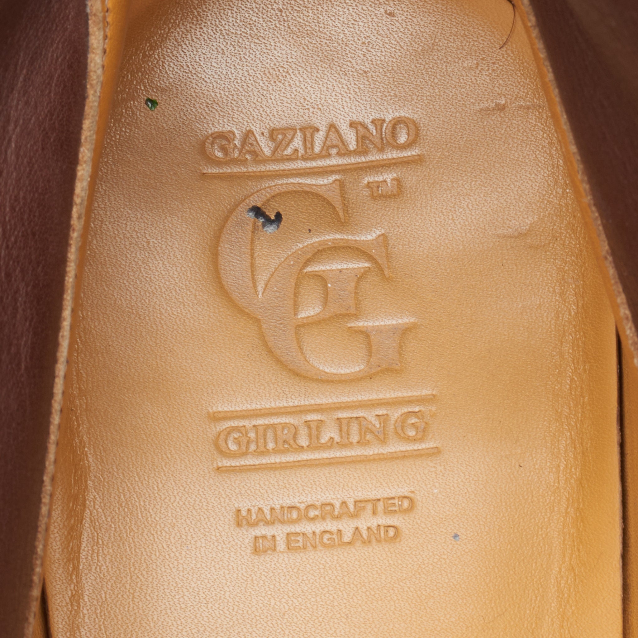 GAZIANO & GIRLING "Arran" Mink Suede Leather Chukka Boots 8E US 8.5 Last MH71 GAZIANO & GIRLING