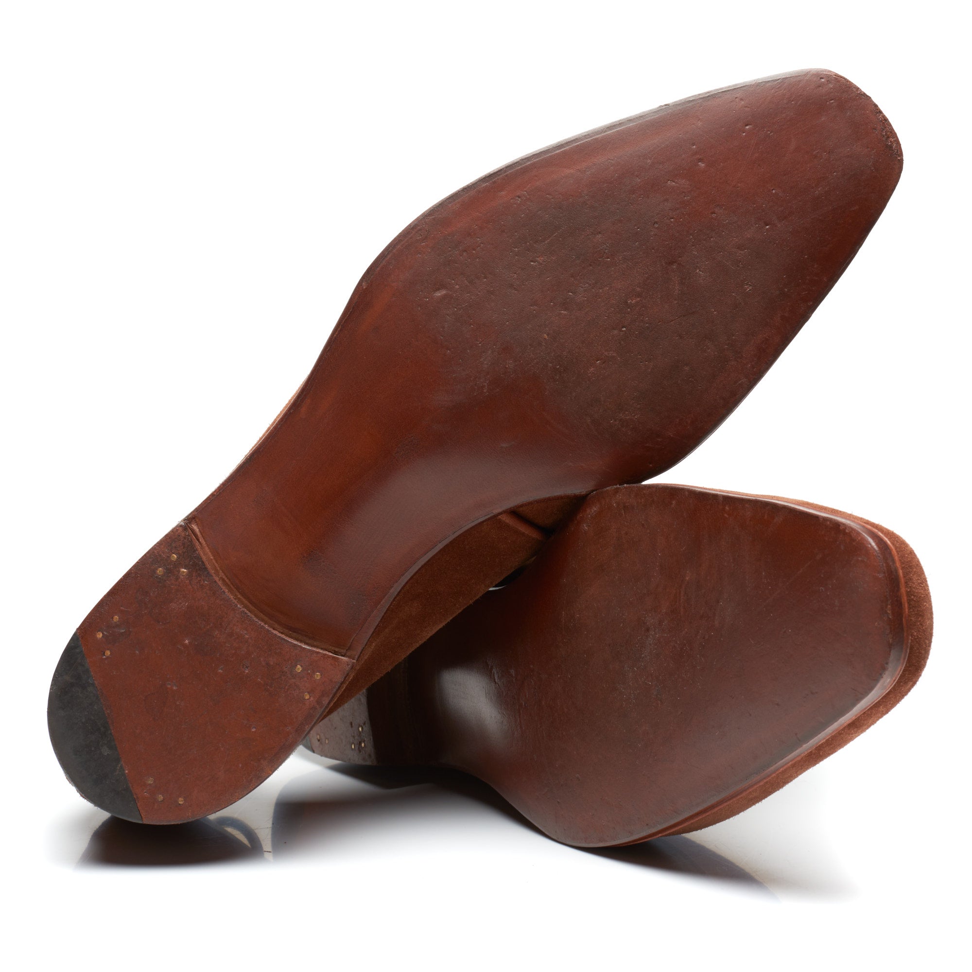 GAZIANO & GIRLING "Boscastle" Polo Suede Leather Derby Dress Shoes 8E US 8.5 Last MH71 GAZIANO & GIRLING