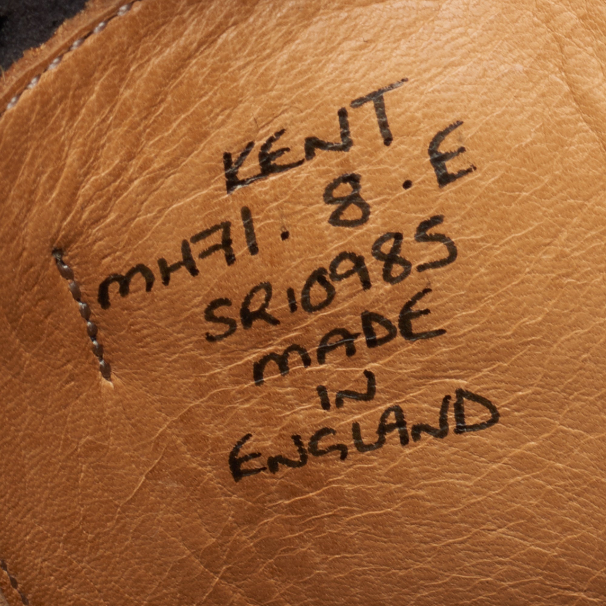 GAZIANO & GIRLING "Kent" Black Calf Leather Oxford Dress Shoes 8E US 8.5 Last MH71 GAZIANO & GIRLING