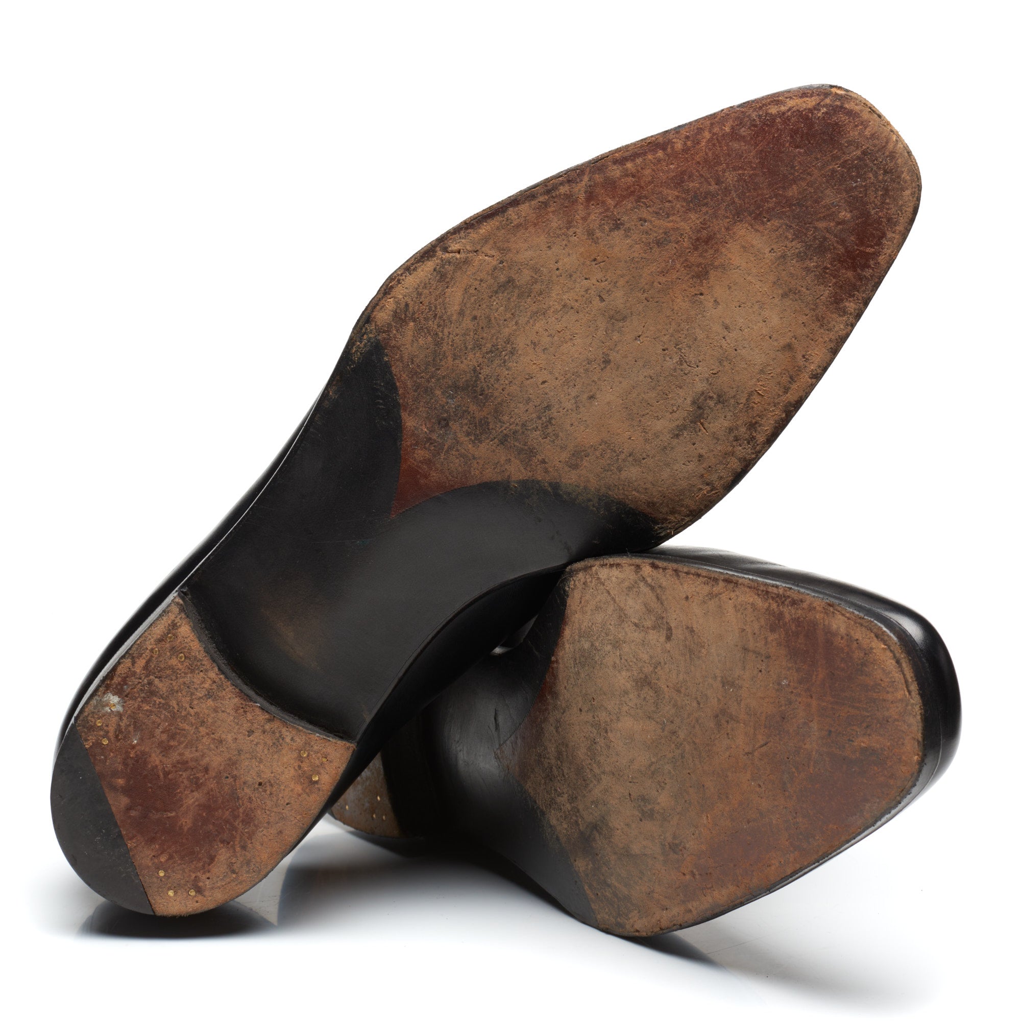 GAZIANO & GIRLING "Kent" Black Calf Leather Oxford Dress Shoes 8E US 8.5 Last MH71 GAZIANO & GIRLING