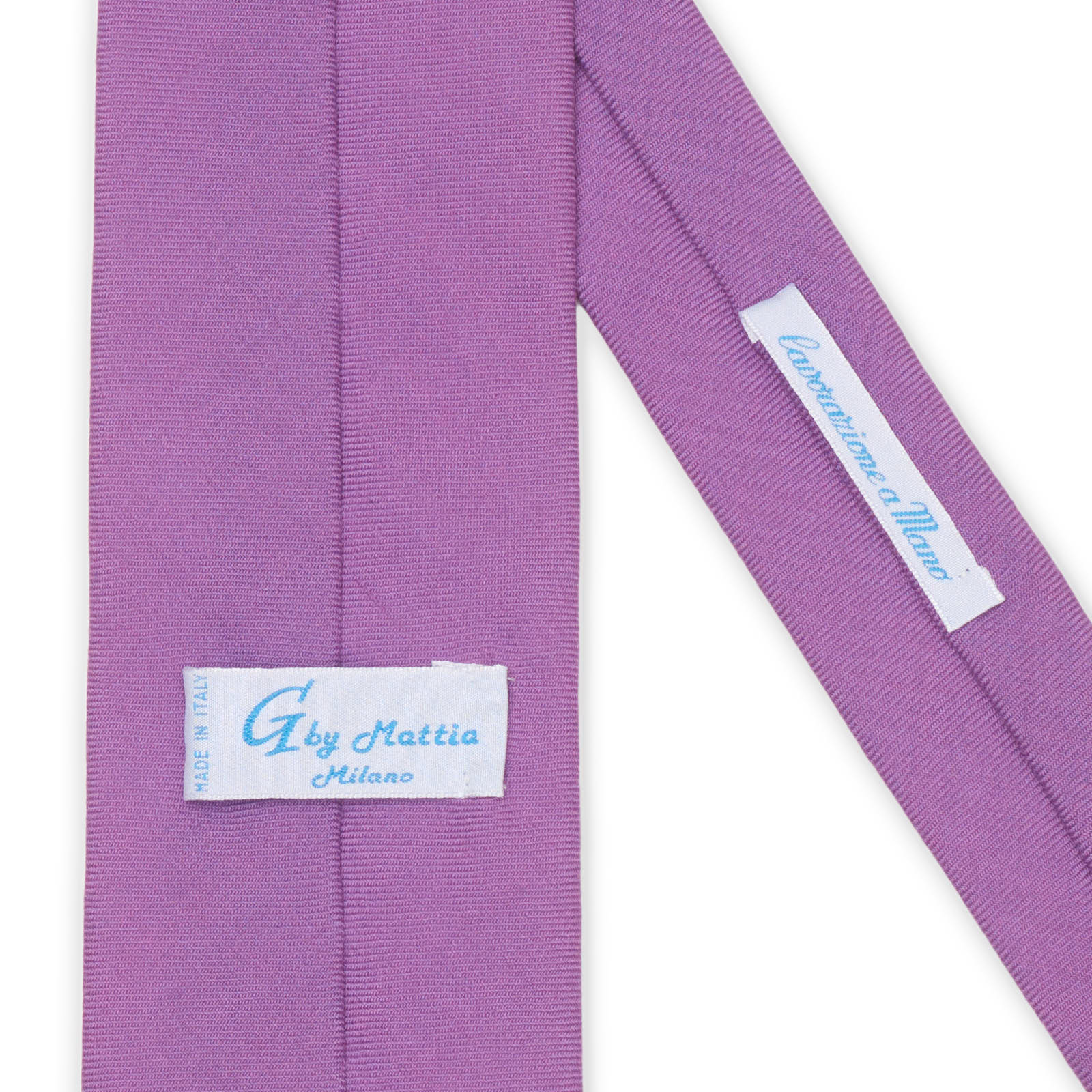 G BY MATTIA Purple Wool Tie NEW