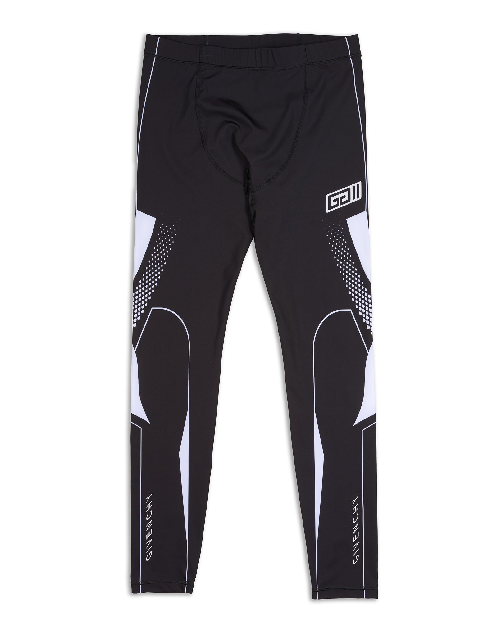 GIVENCHY Paris Black and White Sporty Men's Leggings NEW US L