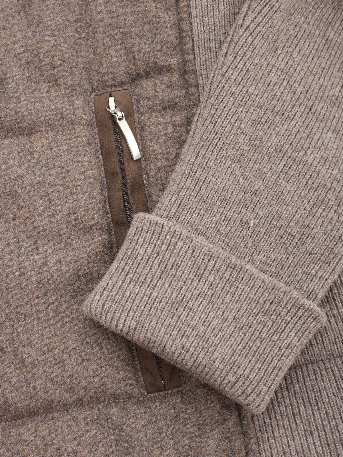 GRAN SASSO Sartorial Super Geelong Wool Flannel Hooded Jacket