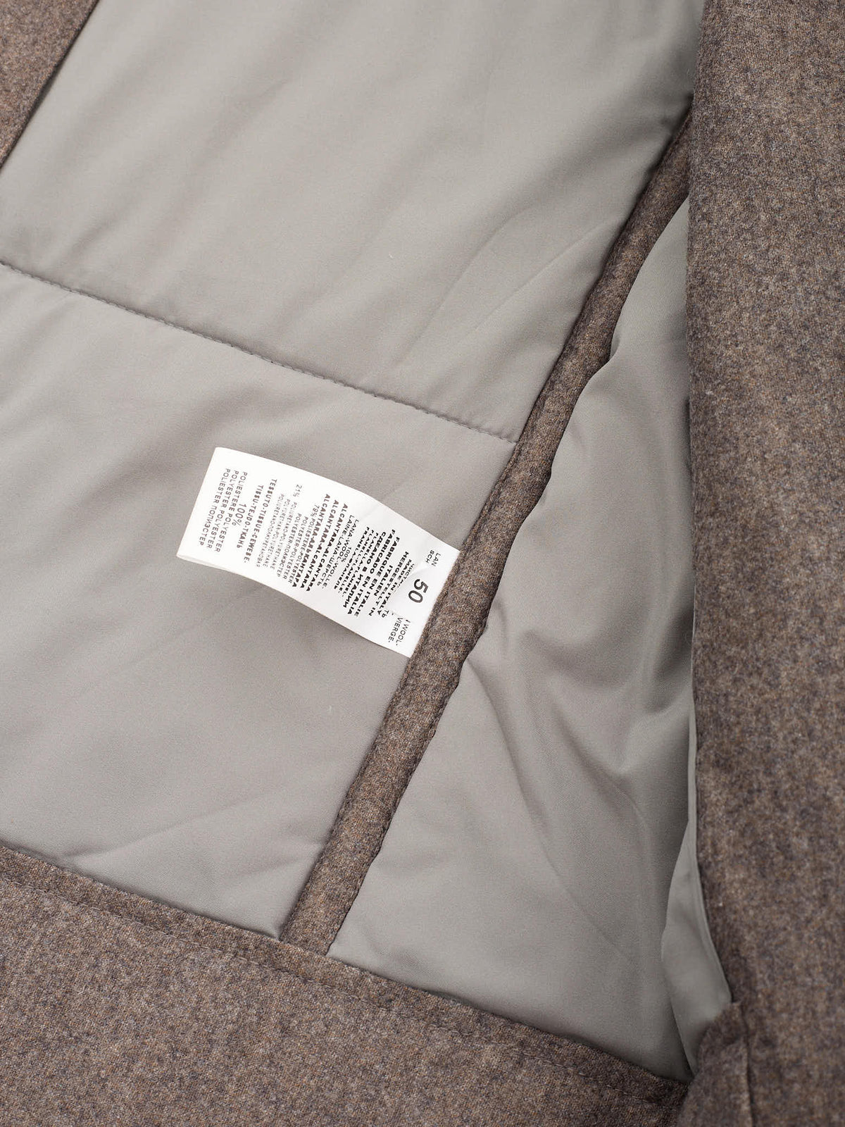 GRAN SASSO Sartorial Super Geelong Wool Flannel Hooded Jacket
