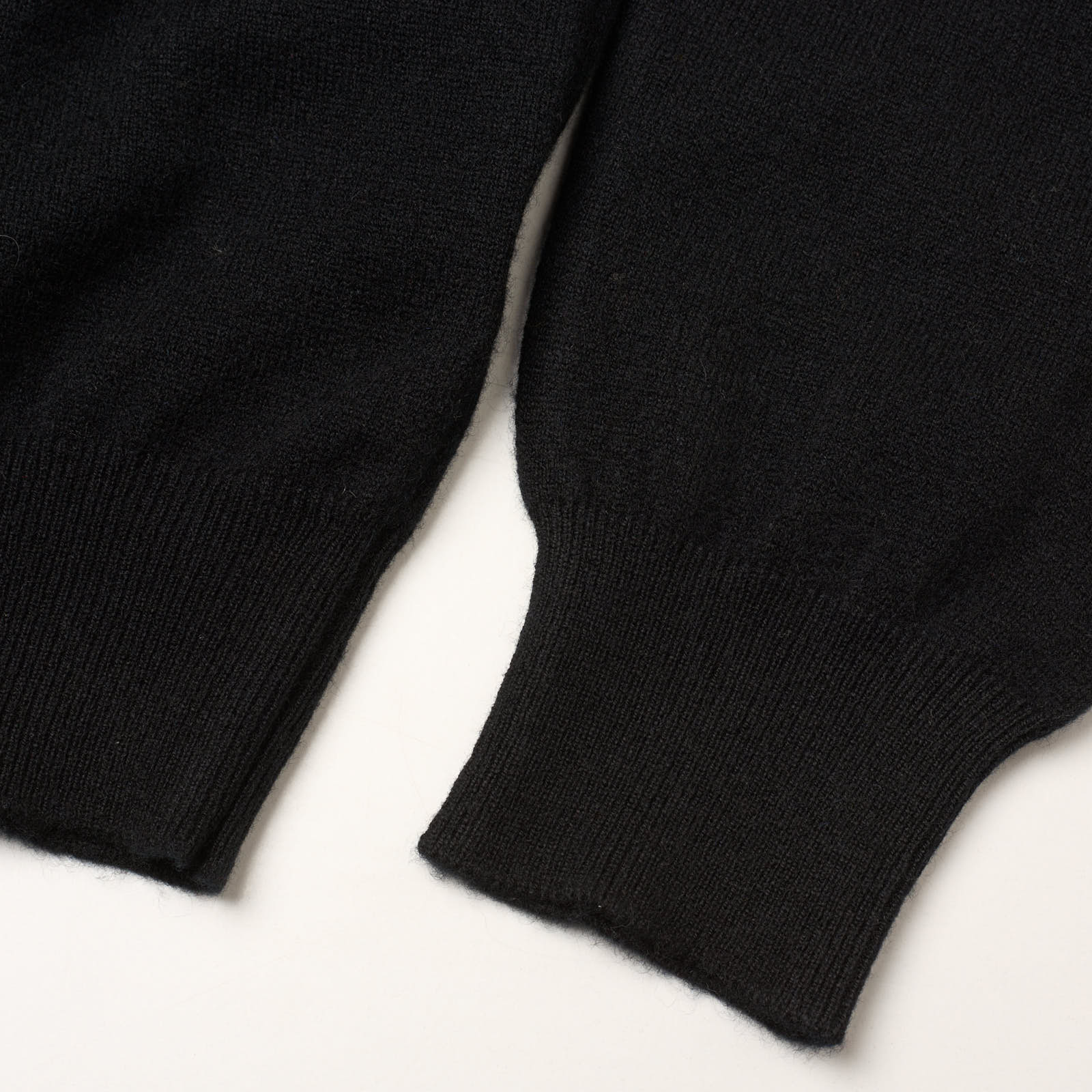 GRAN SASSO for VANNUCCI Black Cashmere Knit Crewneck Sweater EU 48 NEW US S