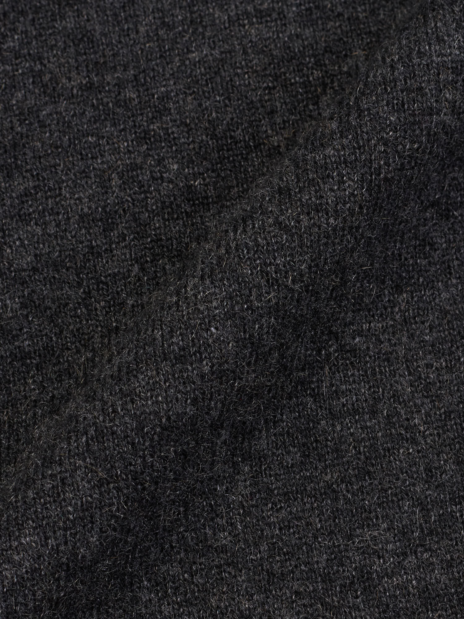 GRAN SASSO for VANNUCCI Gray Cashmere Knit Crewneck Sweater