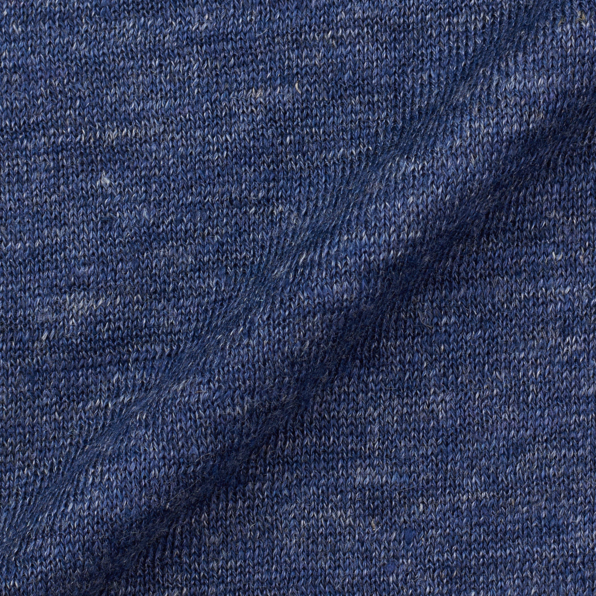 GRAN SASSO for VANNUCCI Blue Linen Knit Short Sleeve T-Shirt EU 50 NEW US M GRAN SASSO