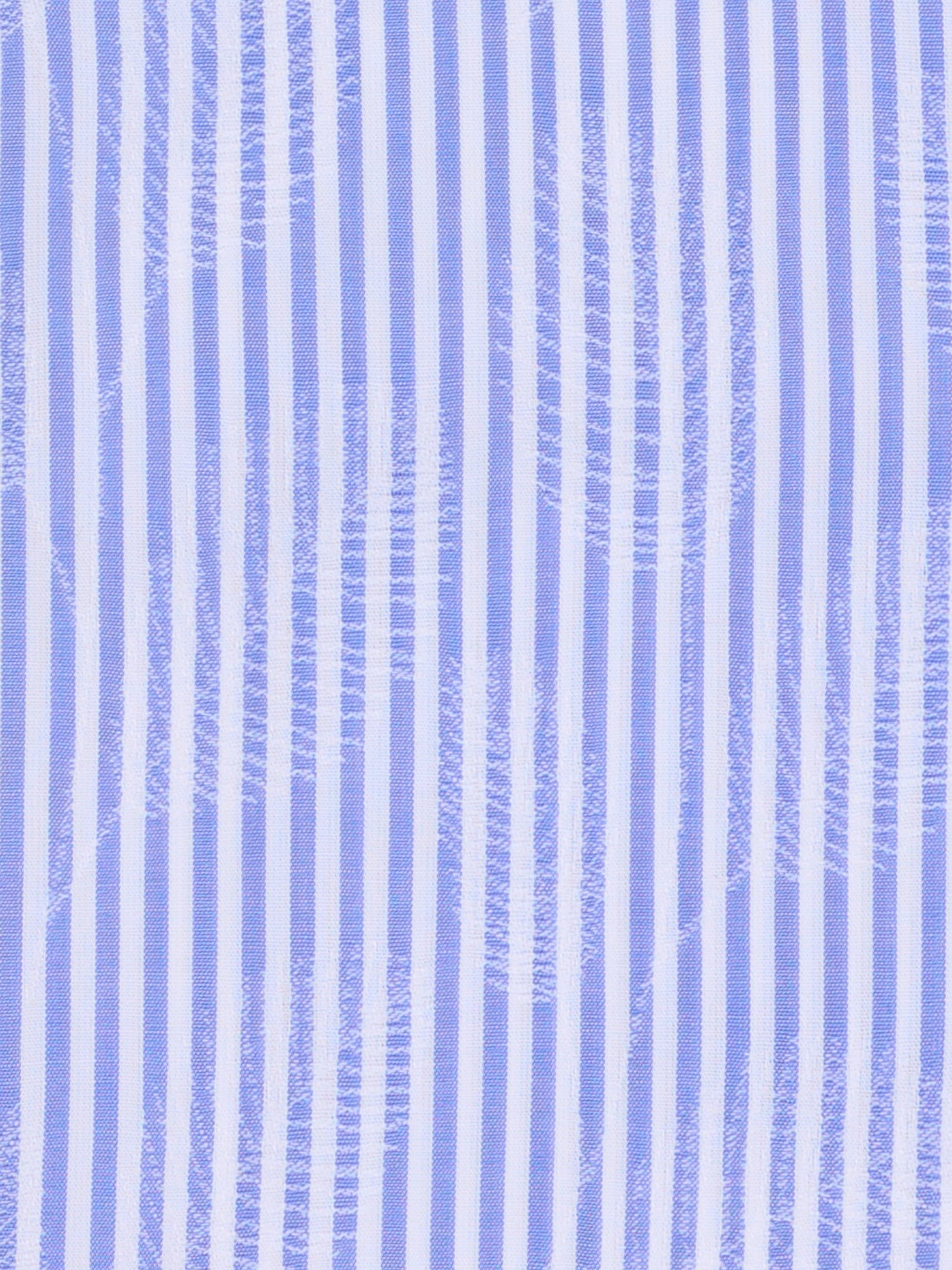 GUGLIELMINOTTI Milano Blue Striped Leaf Pattern Cotton Dress Shirt