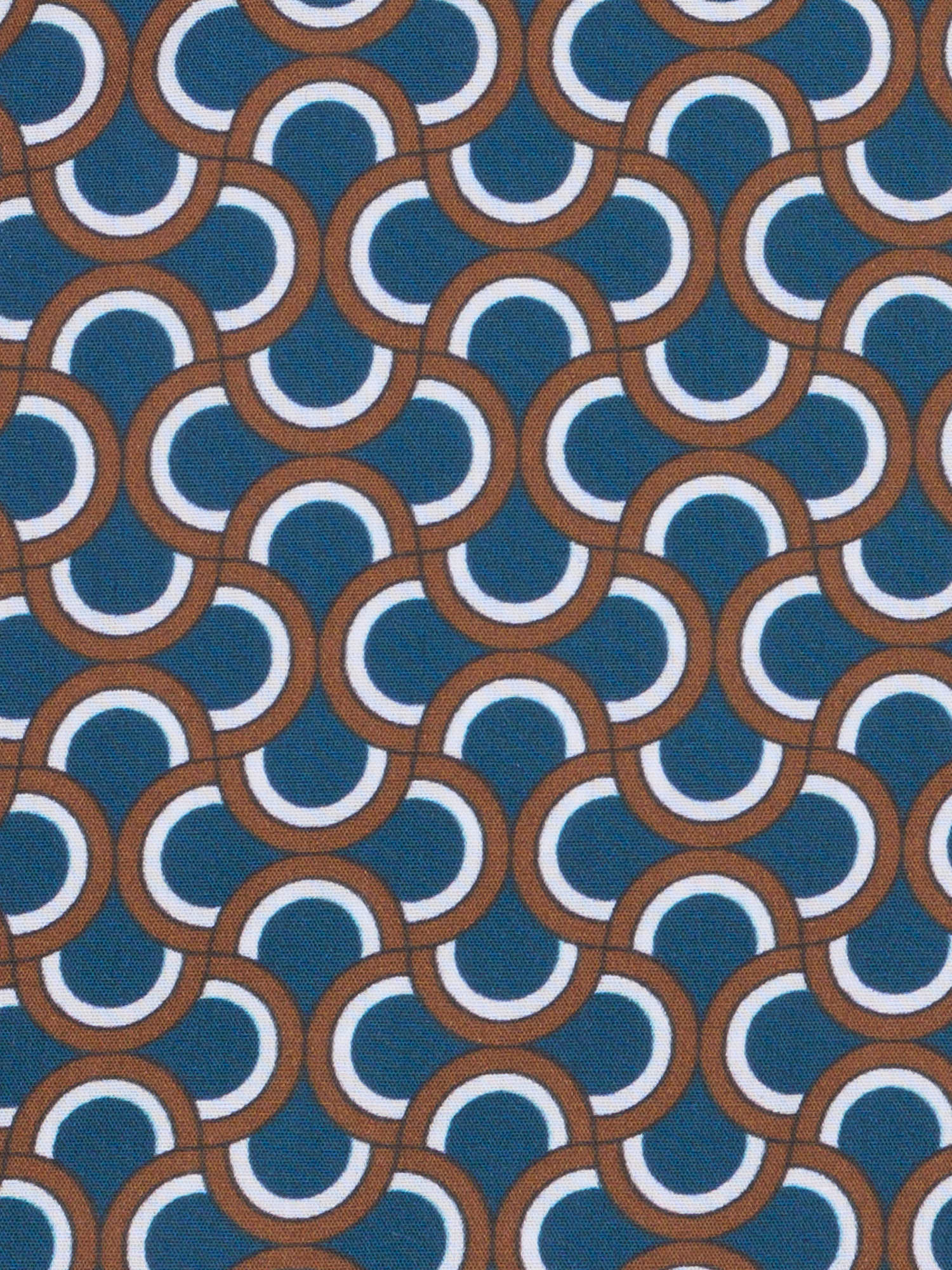 GUGLIELMINOTTI Milano Multicolor Geometric Cotton Dress Shirt