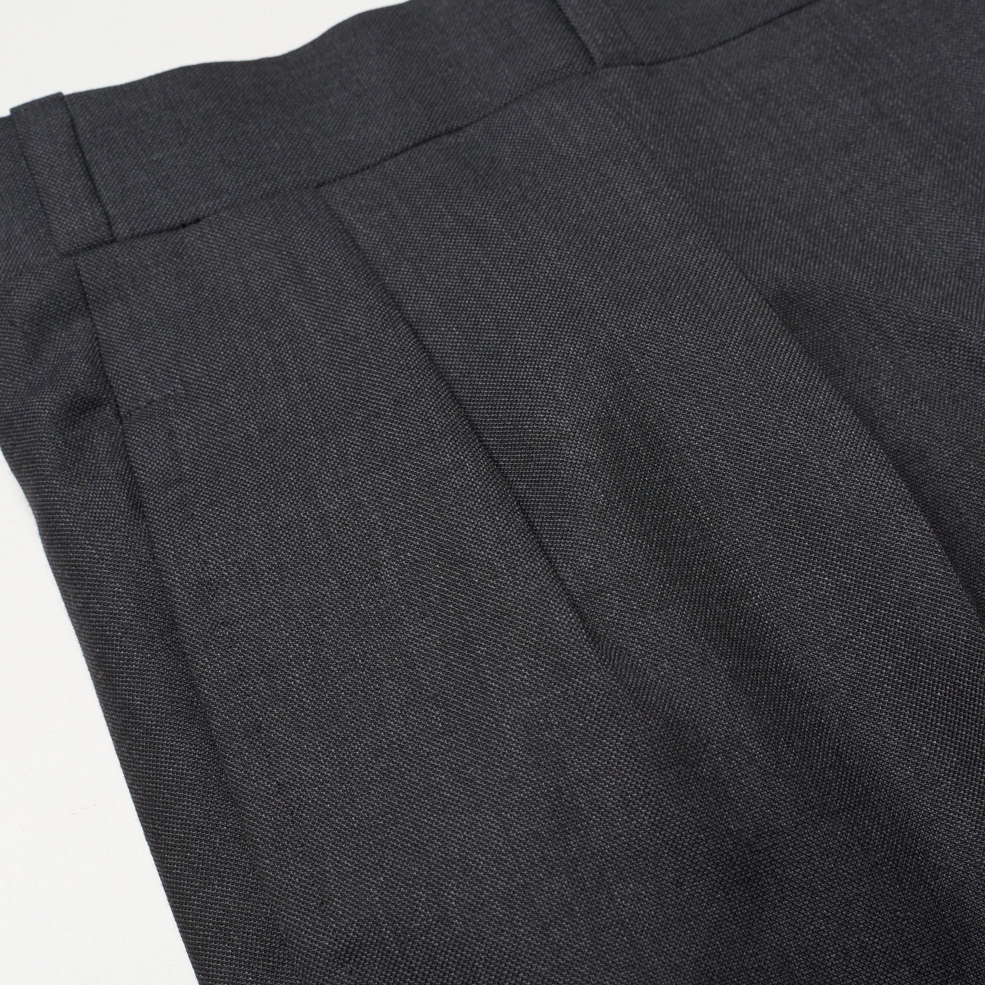 HENRY POOLE Savile Row Bespoke Dark Gray Wool Pants EU 50 US 34 HENRY POOLE