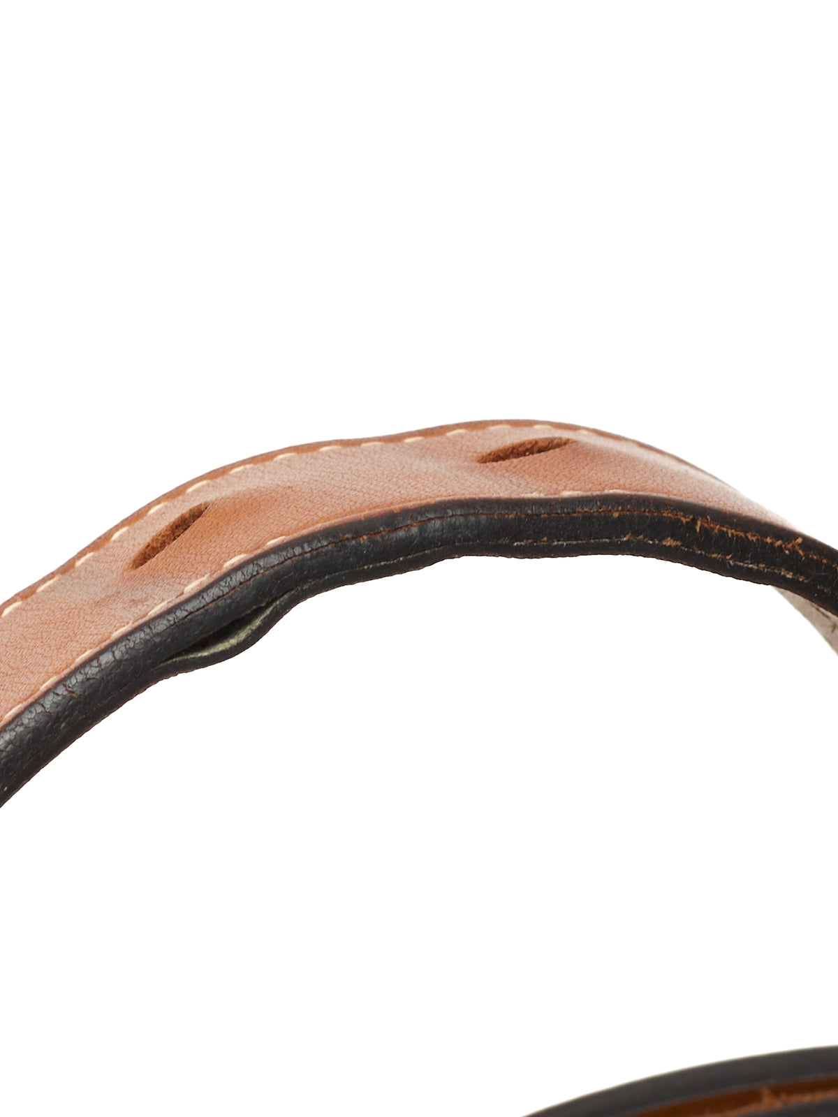 HERMES Paris Etriviere 32 Fawn Color Leather Belt 95cm 38"