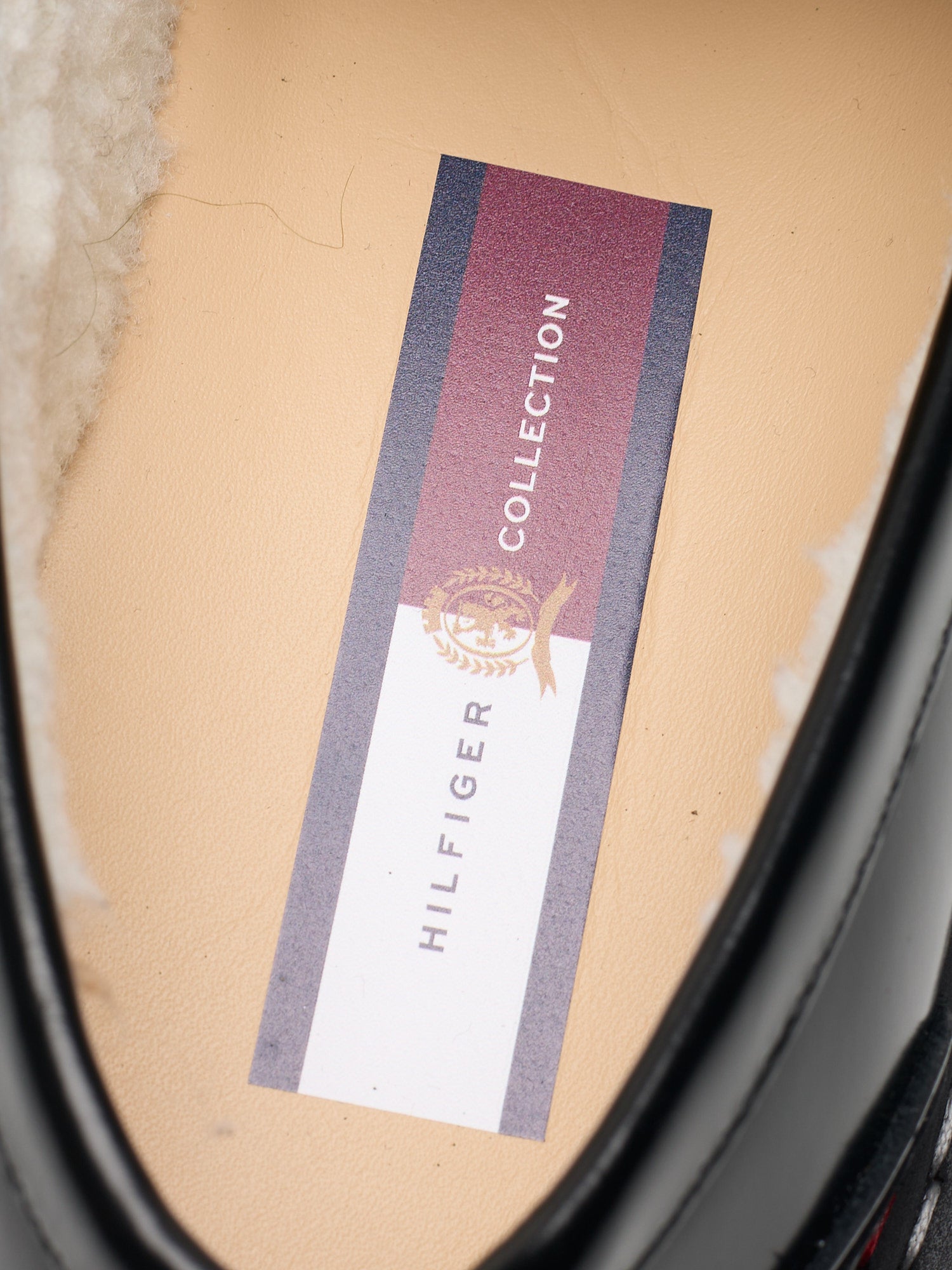 HILFIGER COLLECTION Black Leather Penny Loafers EU 40 NEW US 7.5 Unisex