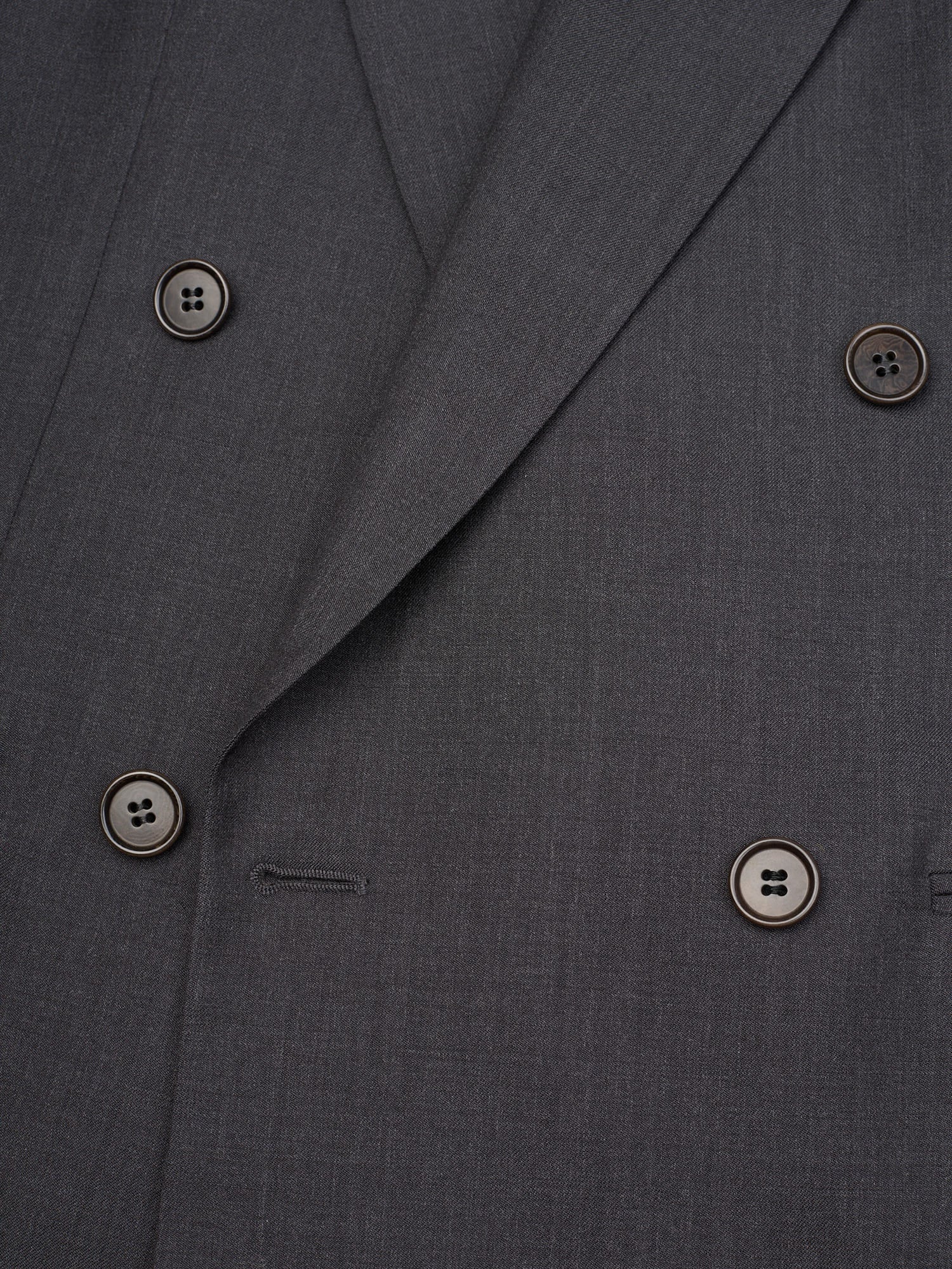 Hitman by Cerruti Gray Arsenio Super 100‘s Wool Double Breasted Suit