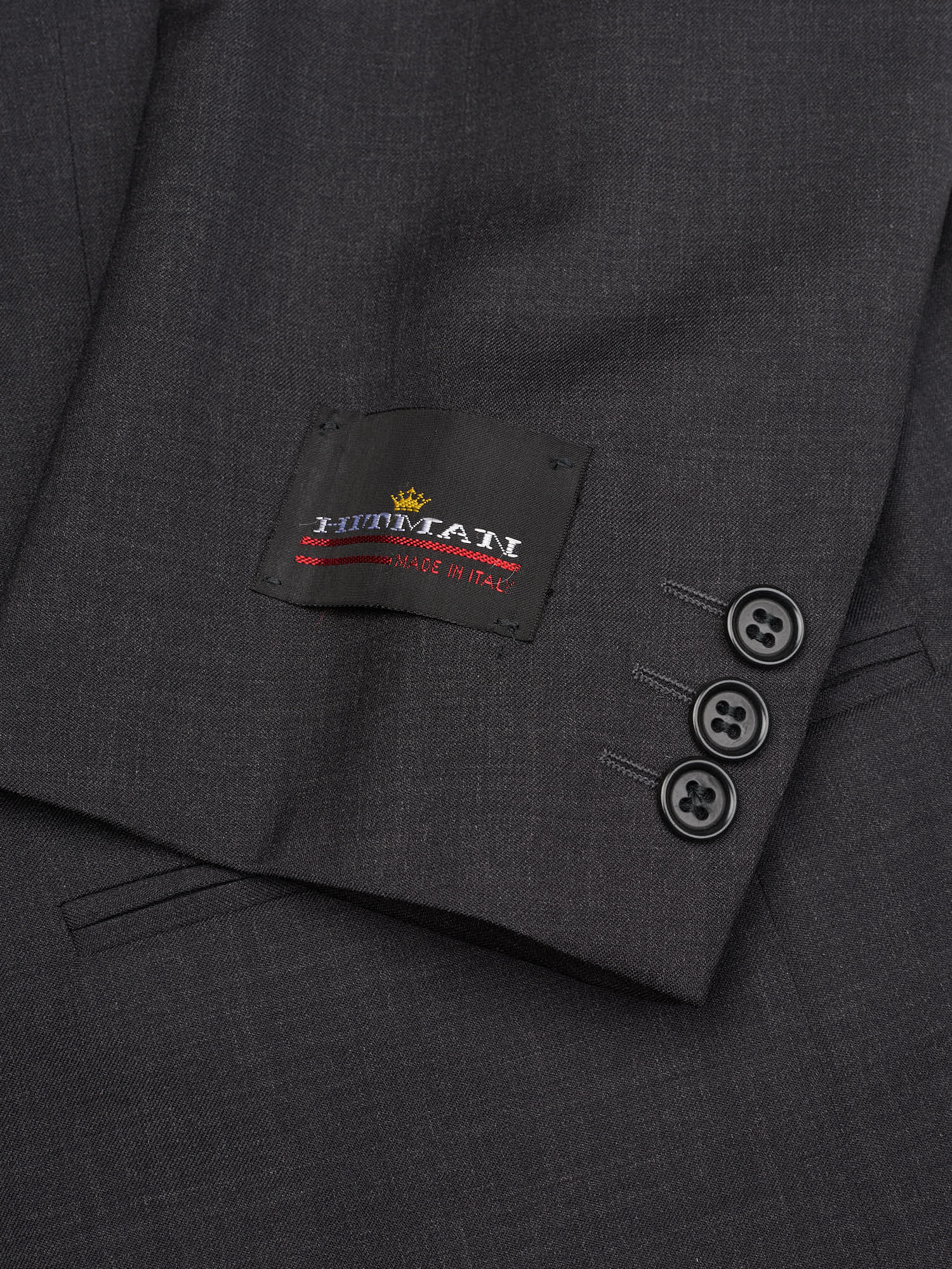 Hitman by Cerruti Gray Arsenio Wool Super 100‘s Double Breasted Suit