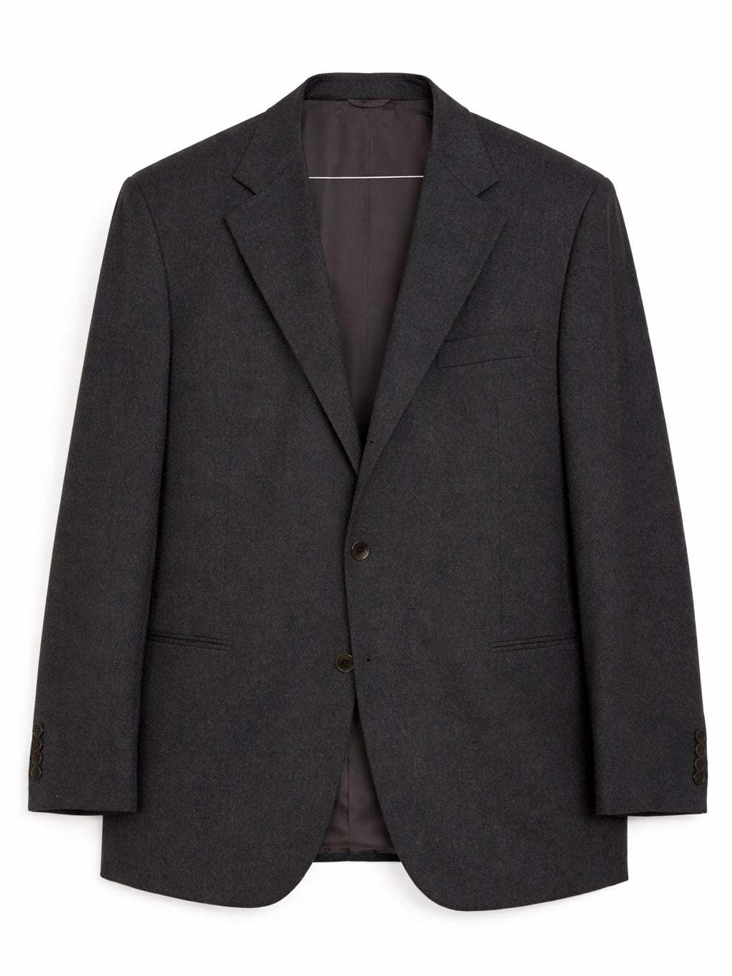 Hitman by Cerruti Dark Gray Cerruti Wool–Cashmere Flannel Suit