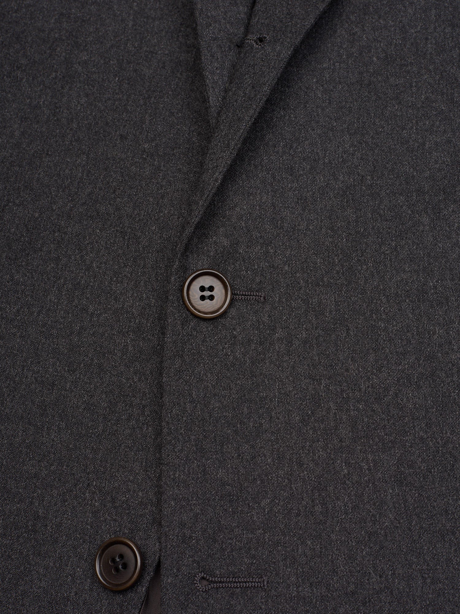 Hitman by Cerruti Dark Gray Cerruti Wool–Cashmere Flannel Suit