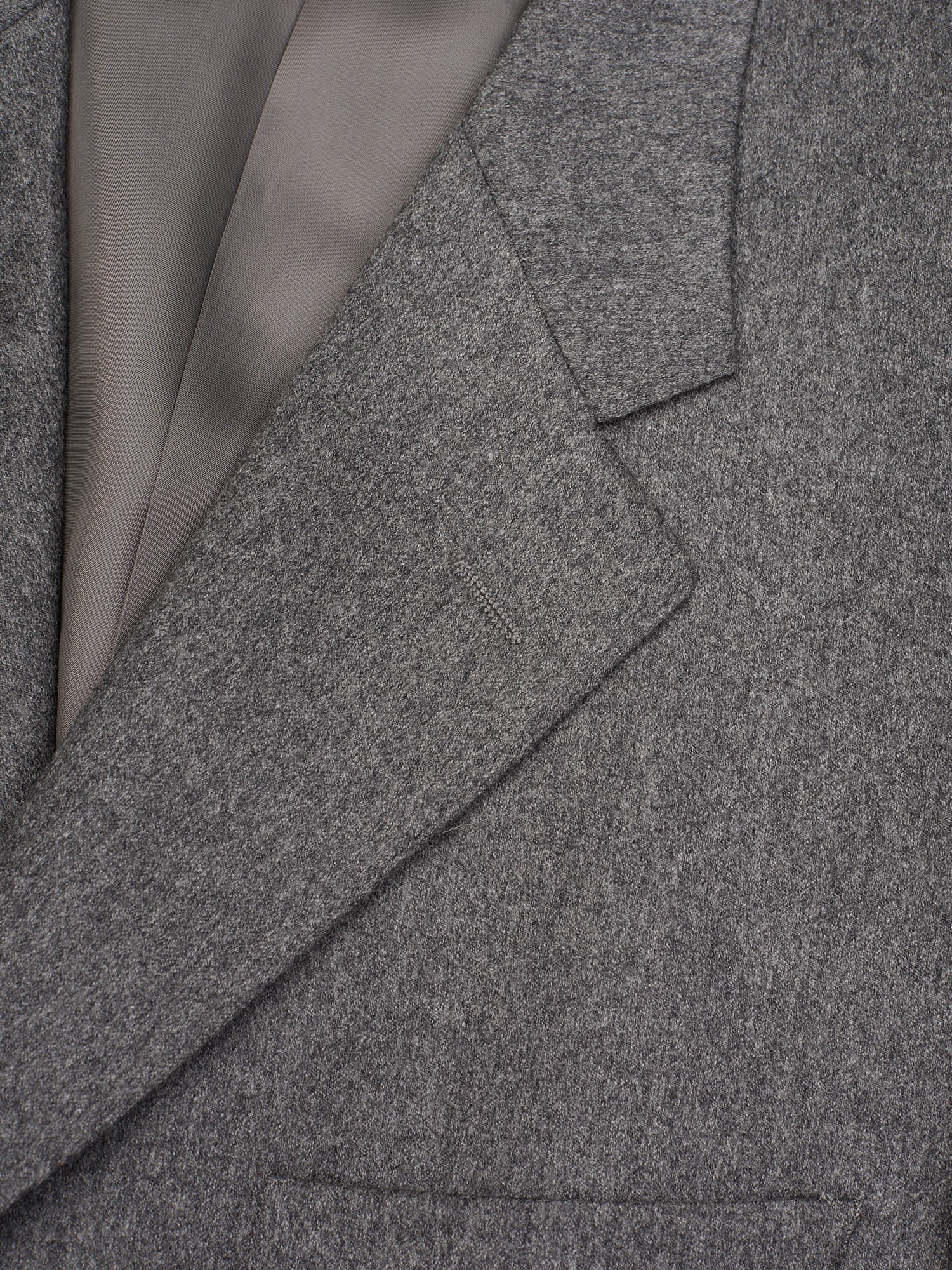 CERRUTI for Sir Wilson Torino Gray Flannel Wool–Cashmere Suit