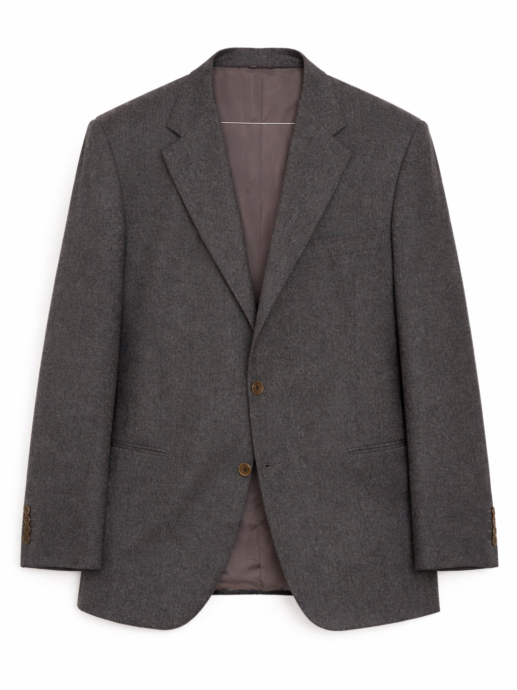 CERRUTI for Sir Wilson Torino Gray Flannel Wool–Cashmere Suit