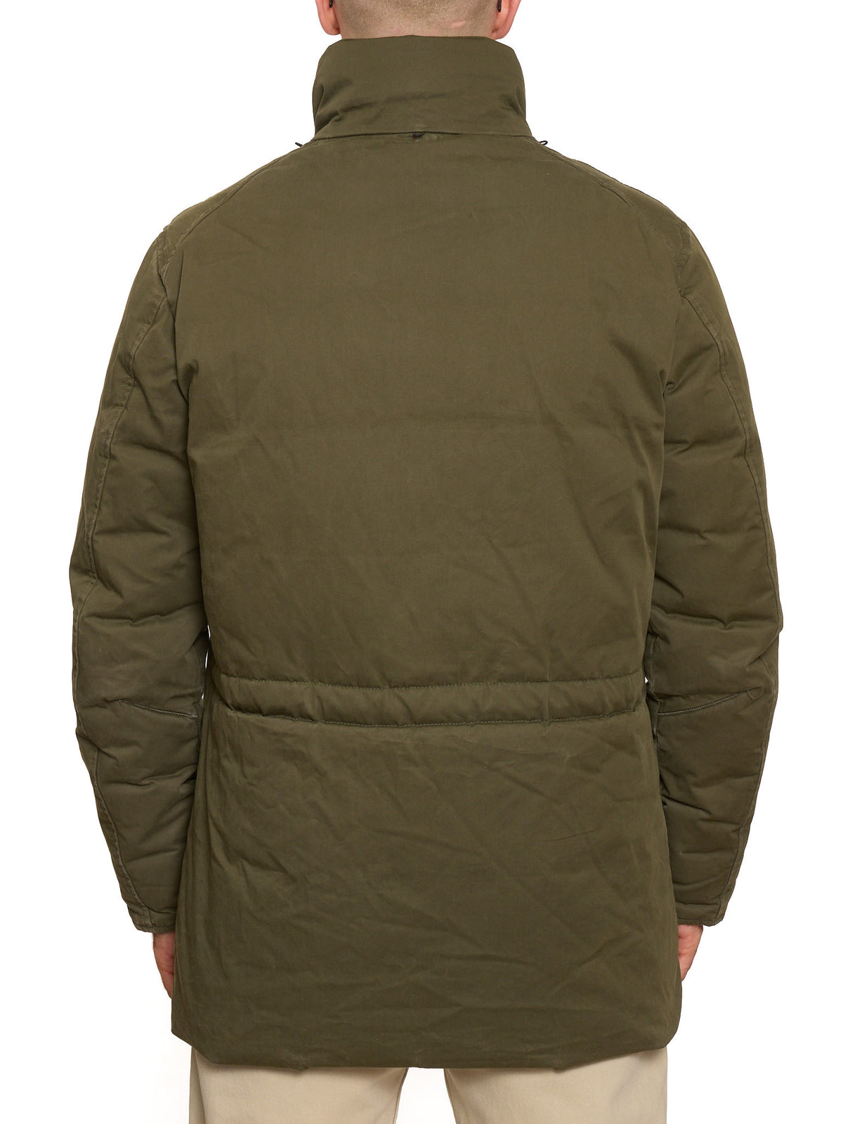 HOLUBAR "Boulder" 70th Anniv Ed Military Green Down Parka Jacket Alpaca Mohair