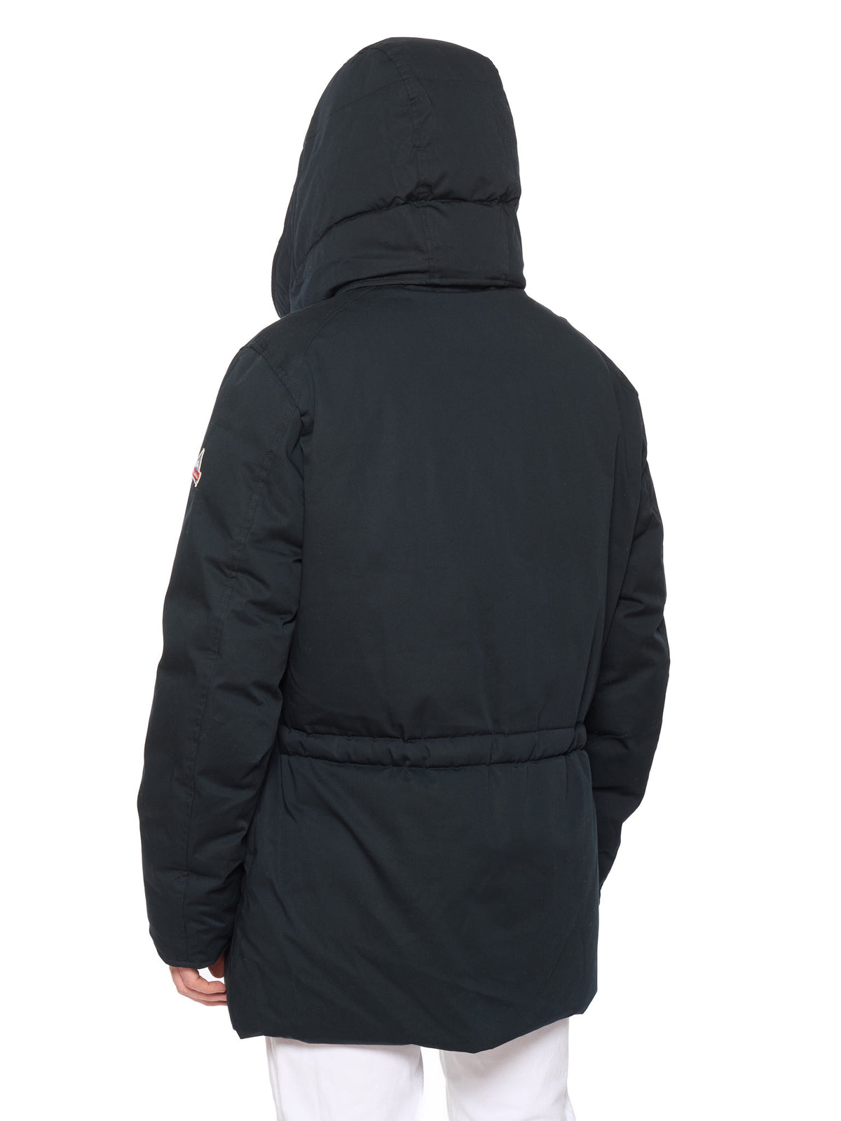 HOLUBAR "Boulder" Navy Blue Down-Feather Hooded Parka Jacket XL NEW