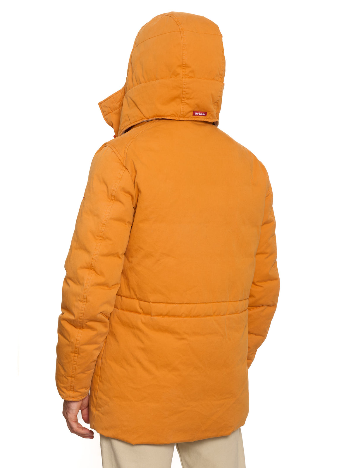 HOLUBAR "Boulder" Orange Cotton Down Filled Parka Jacket Alpaca Parts