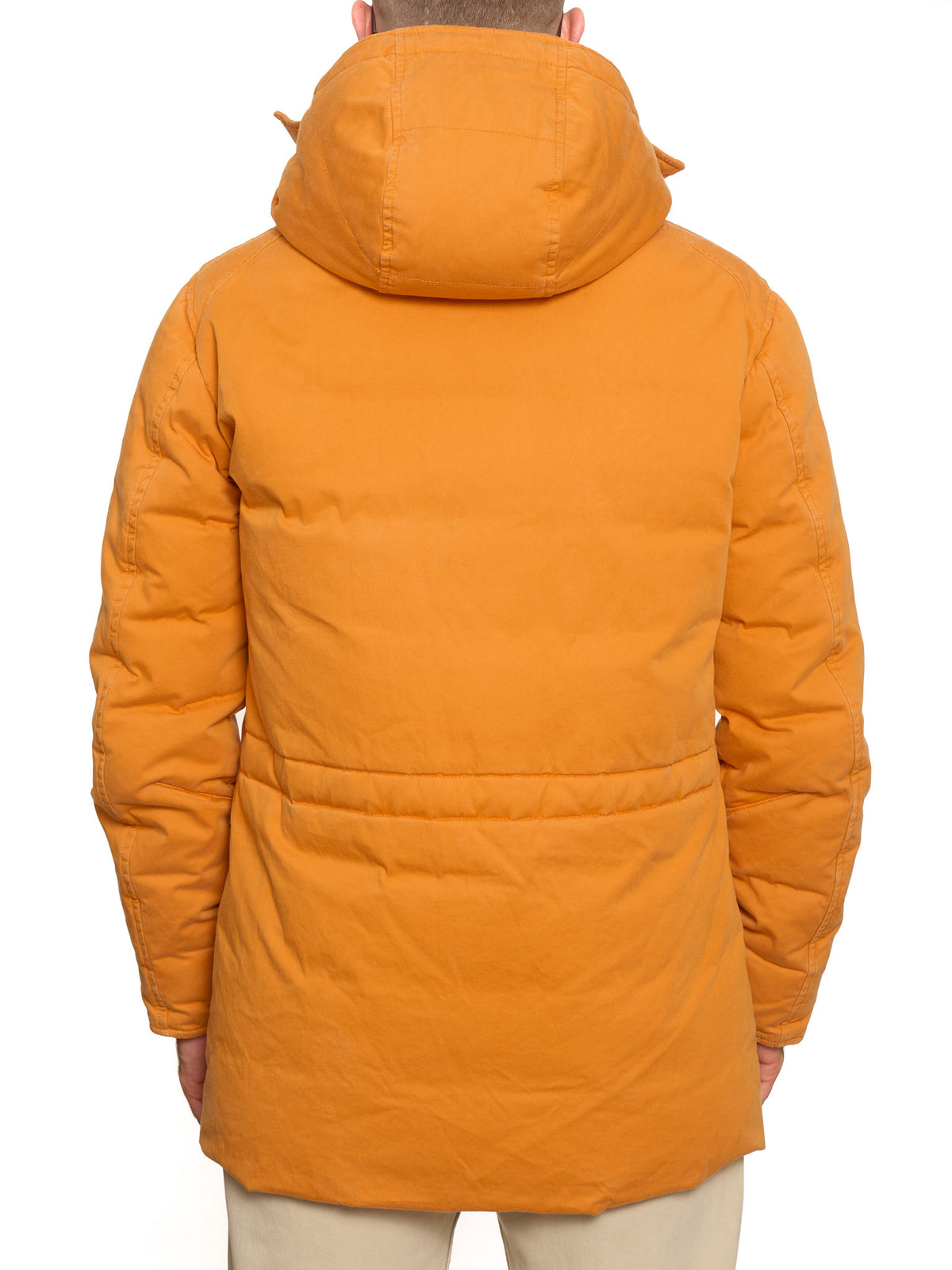 HOLUBAR "Boulder" Orange Cotton Down Filled Parka Jacket Alpaca Parts