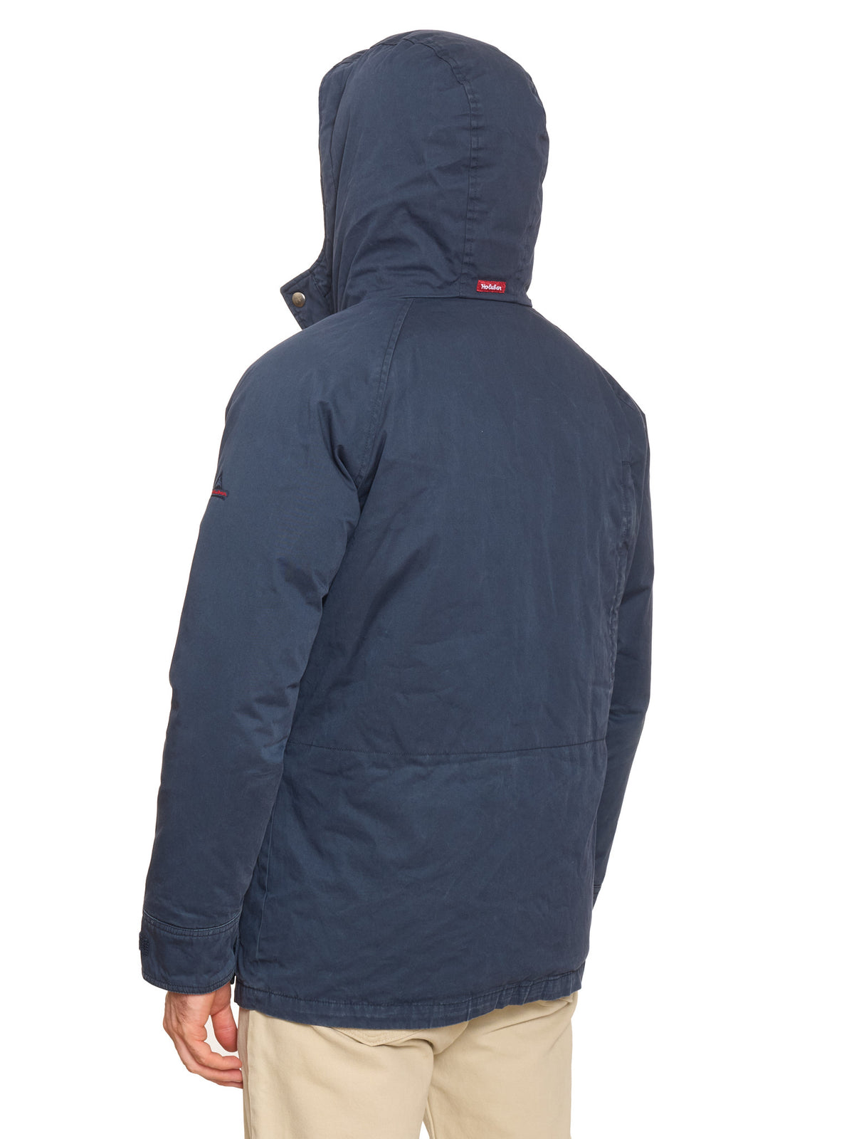 HOLUBAR "Deer Hunter" Navy Blue Cotton Down Filled Parka Jacket