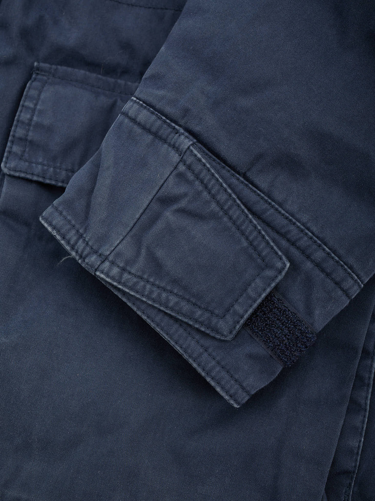 HOLUBAR "Deer Hunter" Navy Blue Cotton Down Filled Parka Jacket