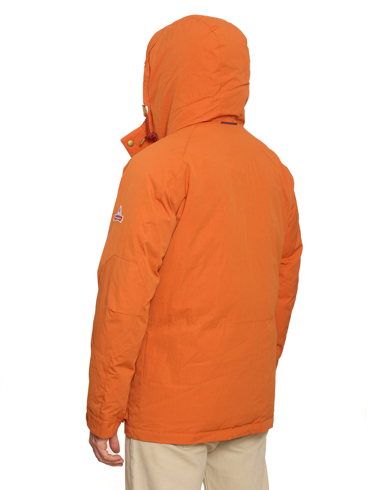 HOLUBAR "Deer Hunter" Orange Cotton Down Filled Parka Jacket NEW