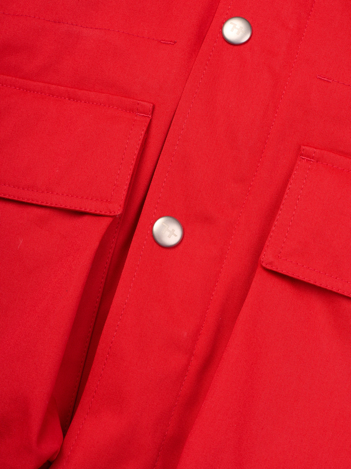 HOLUBAR "Deer Hunter" Red Cotton Hooded Safari Field Jacket
