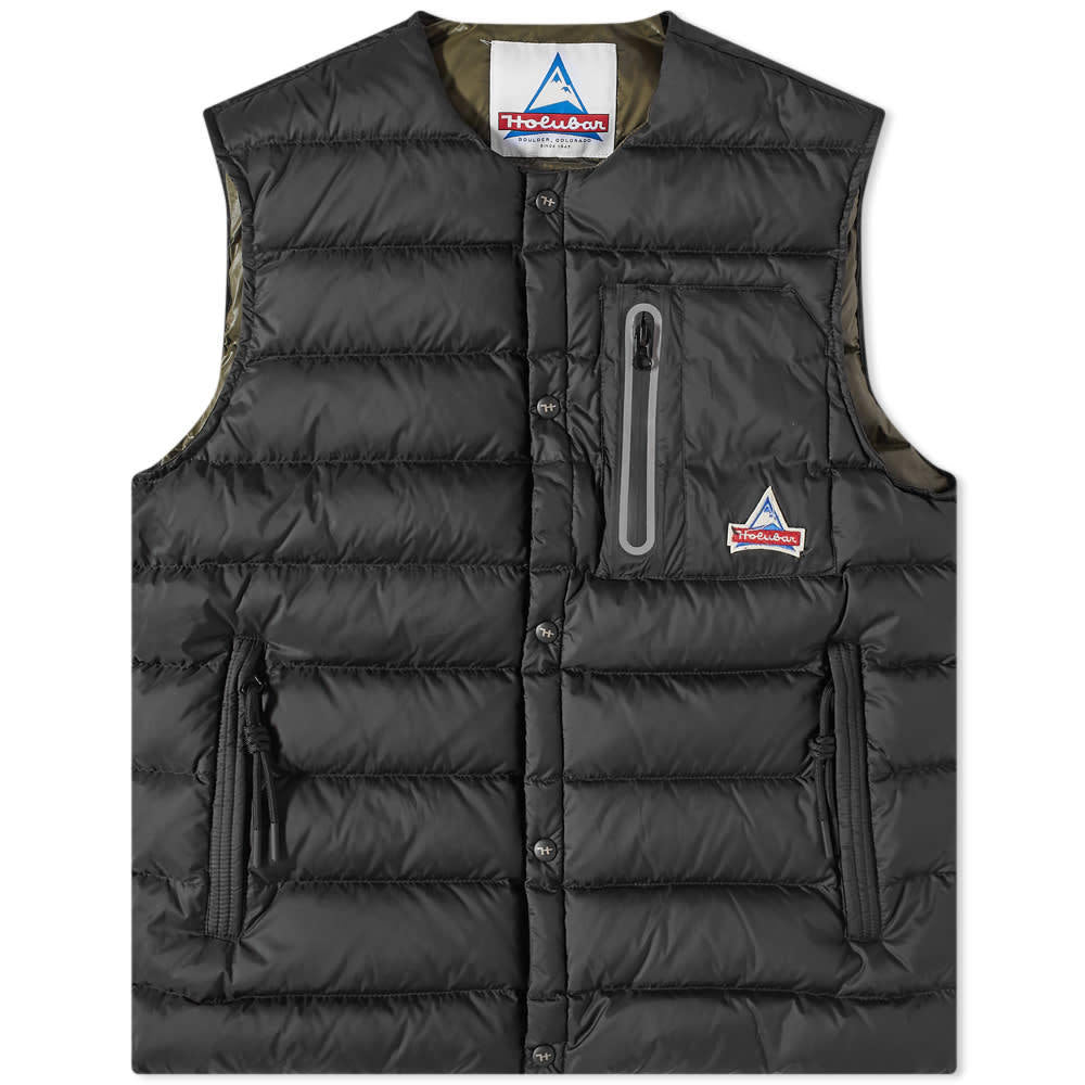 HOLUBAR Solo Liner Nylon Black Down Filled Vest NEW