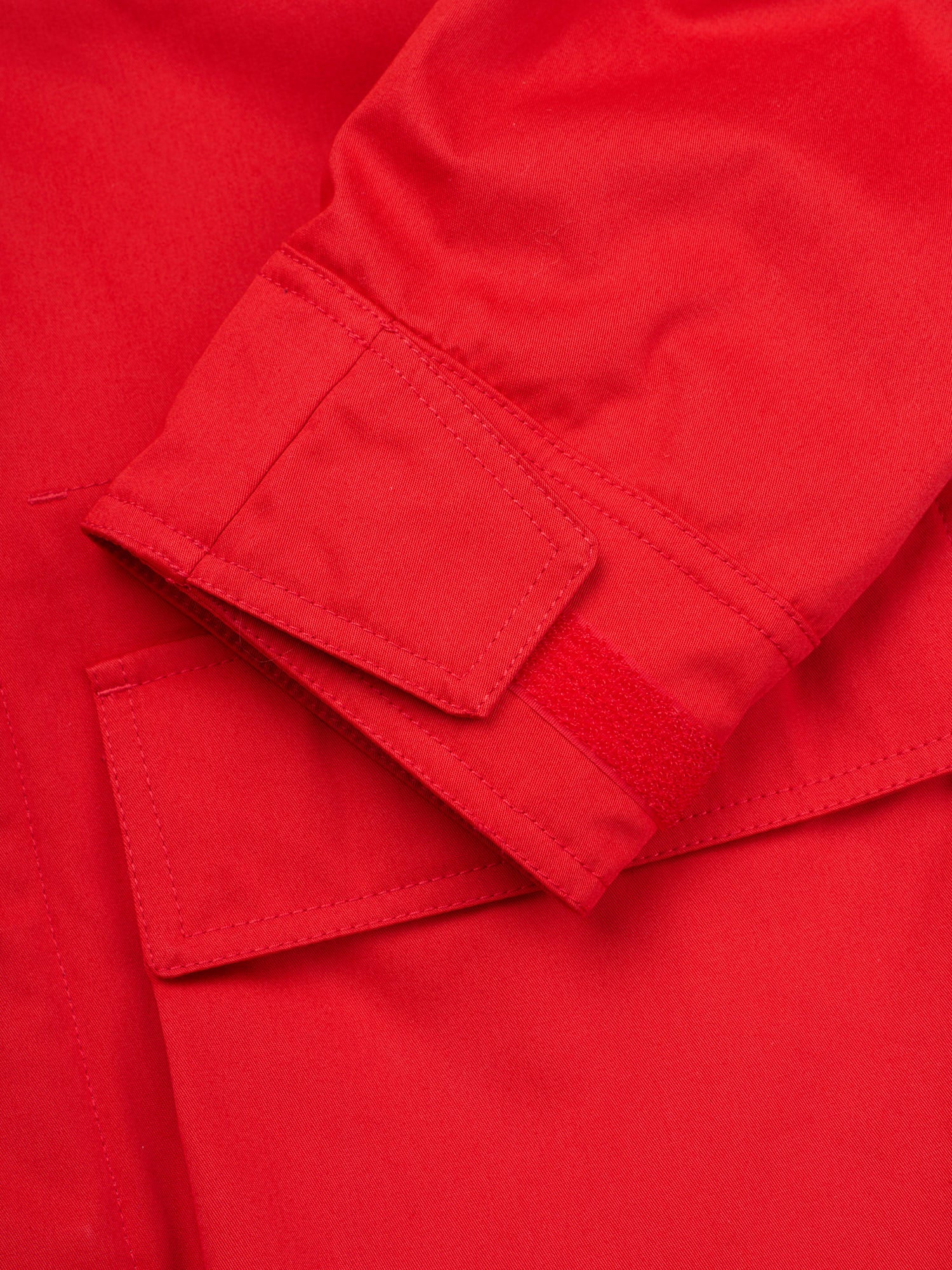 HOLUBAR "Deer Hunter" Red Cotton Hooded Safari Field Jacket